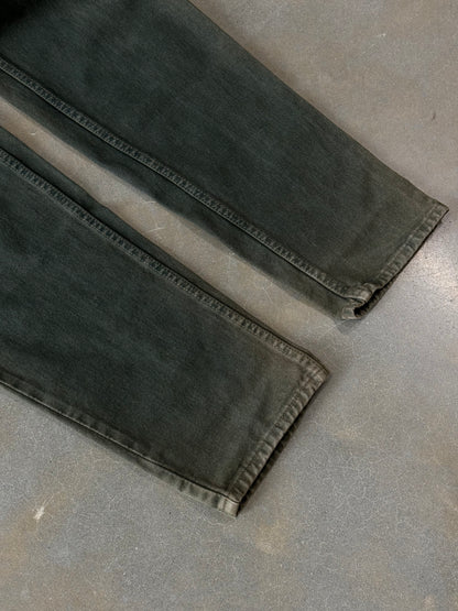 Vintage 1990s Levis Silver Tab Moss Green Jeans [30x34]
