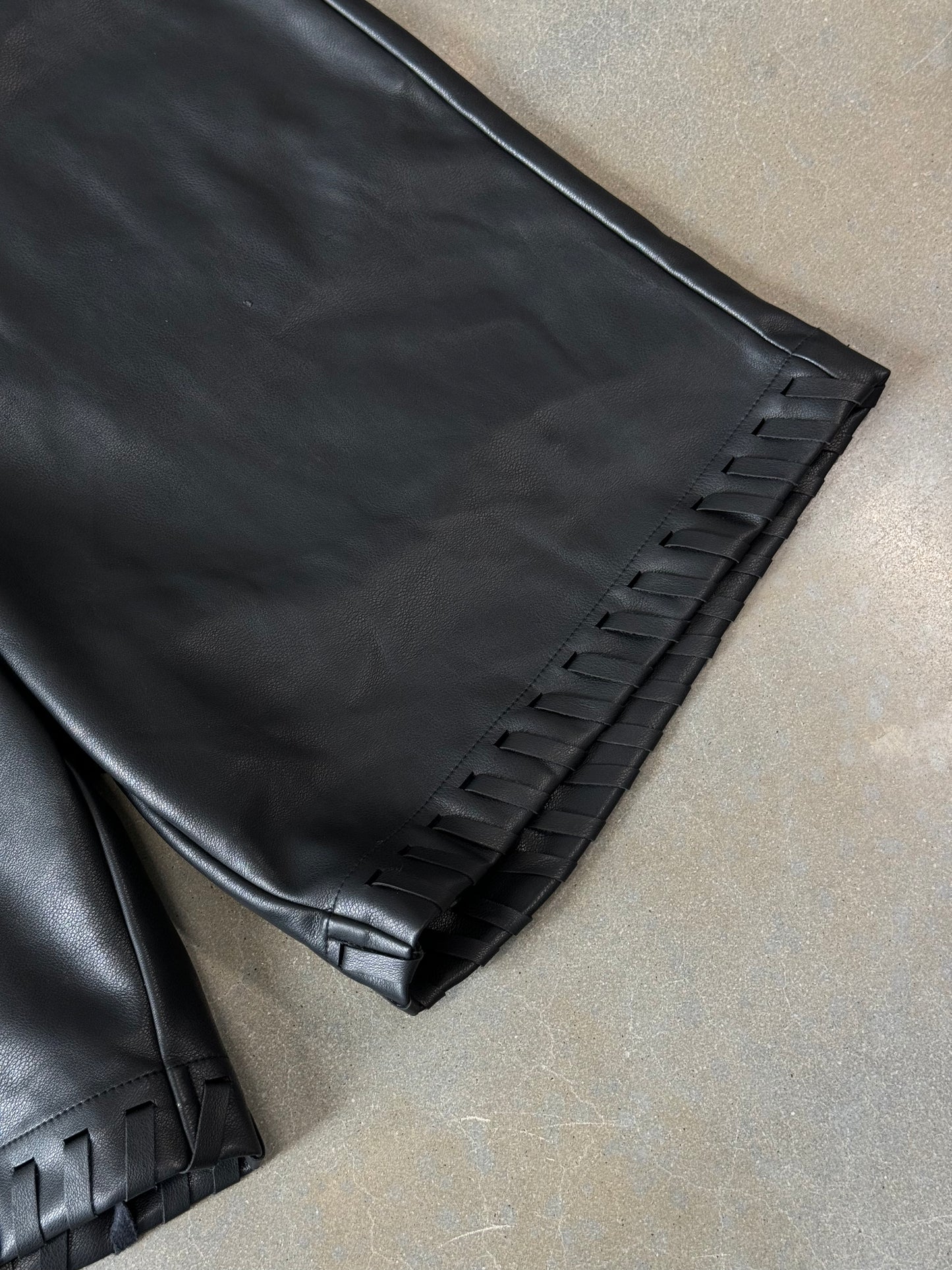Honor the Gift Vegan Leather Shorts [32]