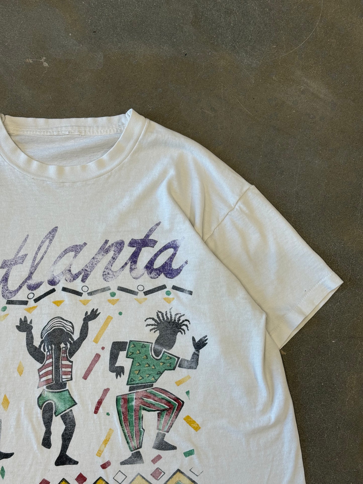 Vintage 1990s Atlanta We Be Jamin' Graphic T-Shirt [L/XL]