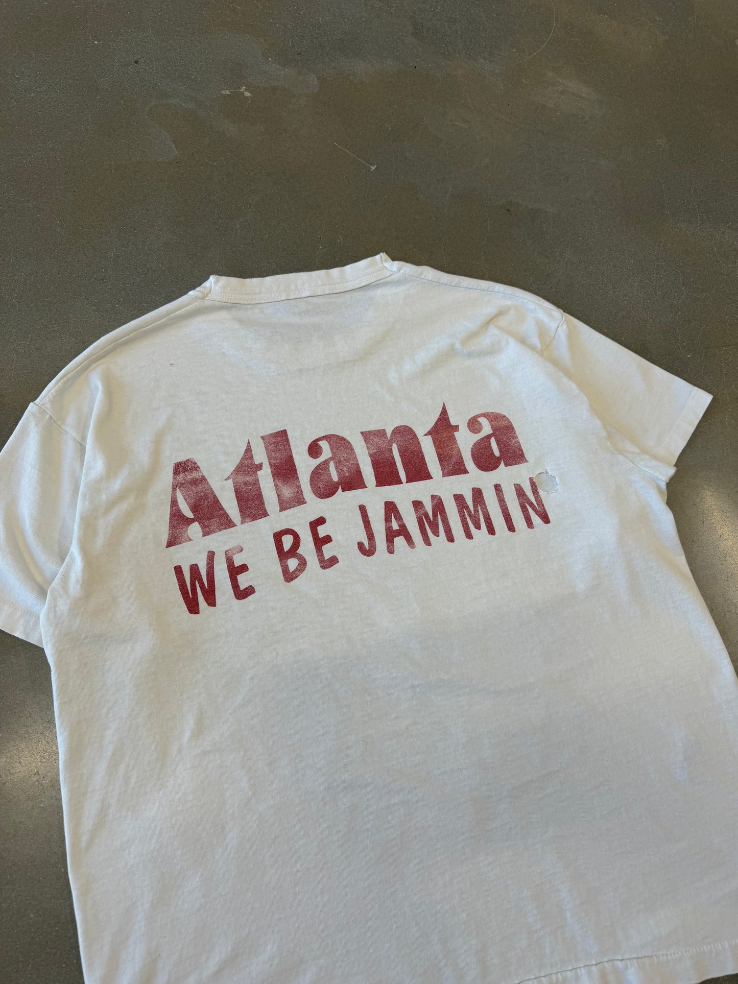 Vintage 1990s Atlanta We Be Jamin' Graphic T-Shirt [L/XL]