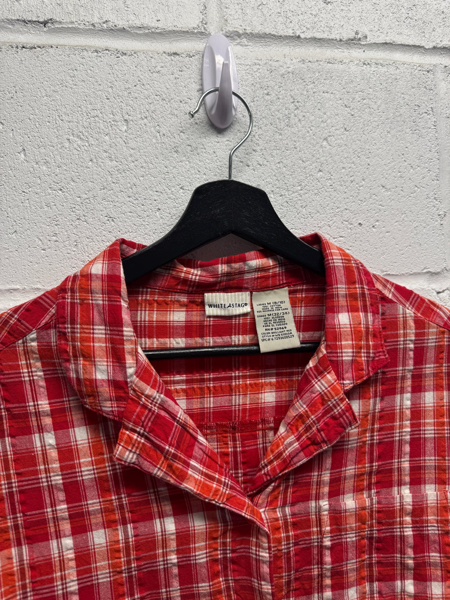 Y2K 2000s Shortsleeve Button-Up [M]