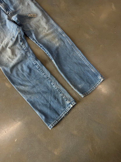 Vintage 1980s Distressed Wrangler Cowboy Cut Jeans [32x32]
