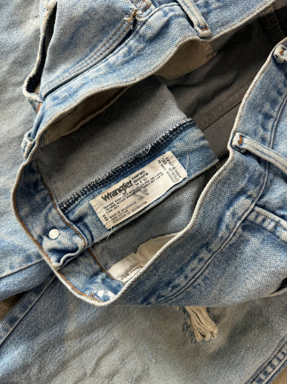 Vintage 1980s Distressed Wrangler Cowboy Cut Jeans [32x32]