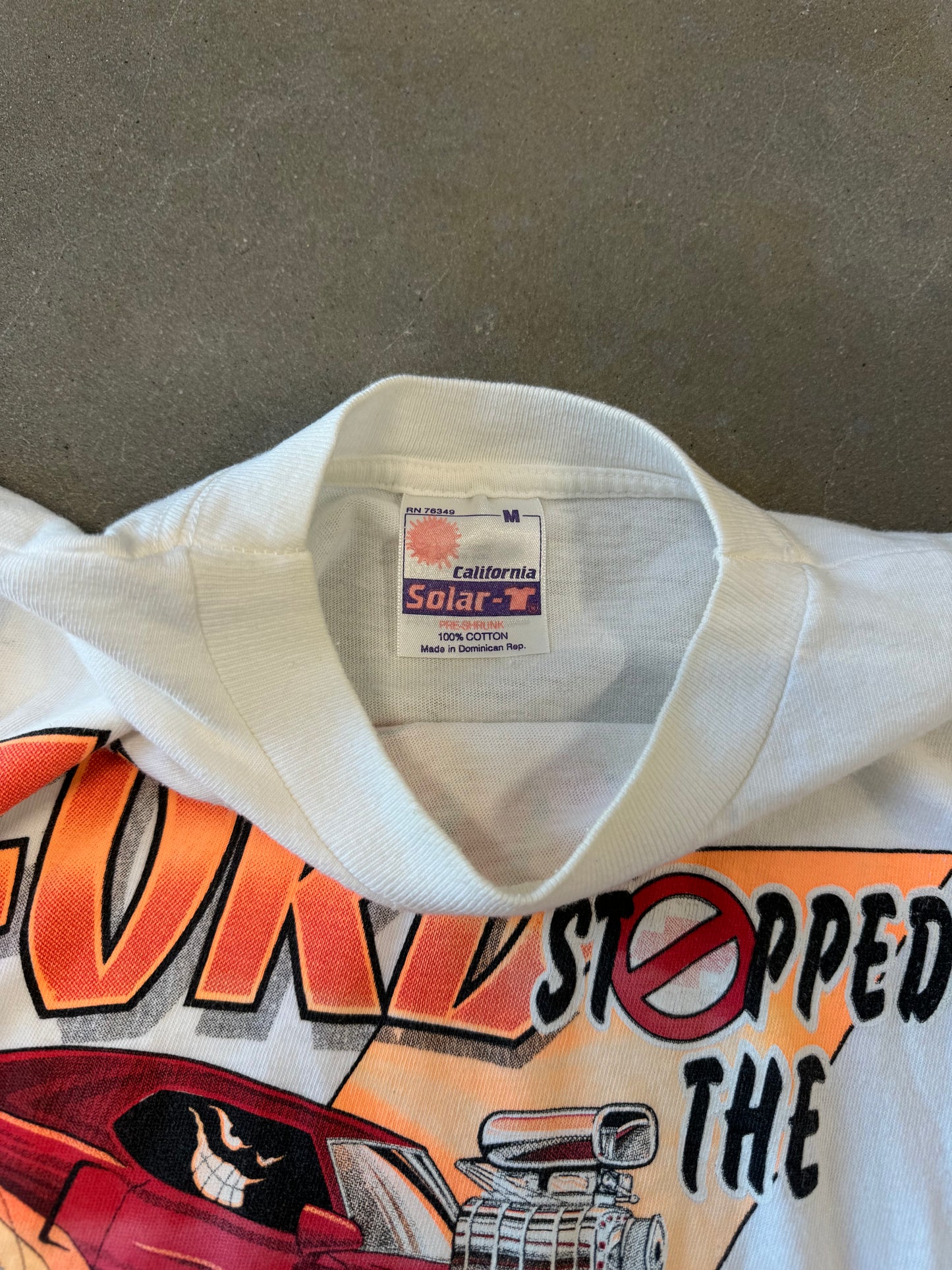 Vintage 1990s Ford Stopped the Heartbeat Graphic T-Shirt [M]
