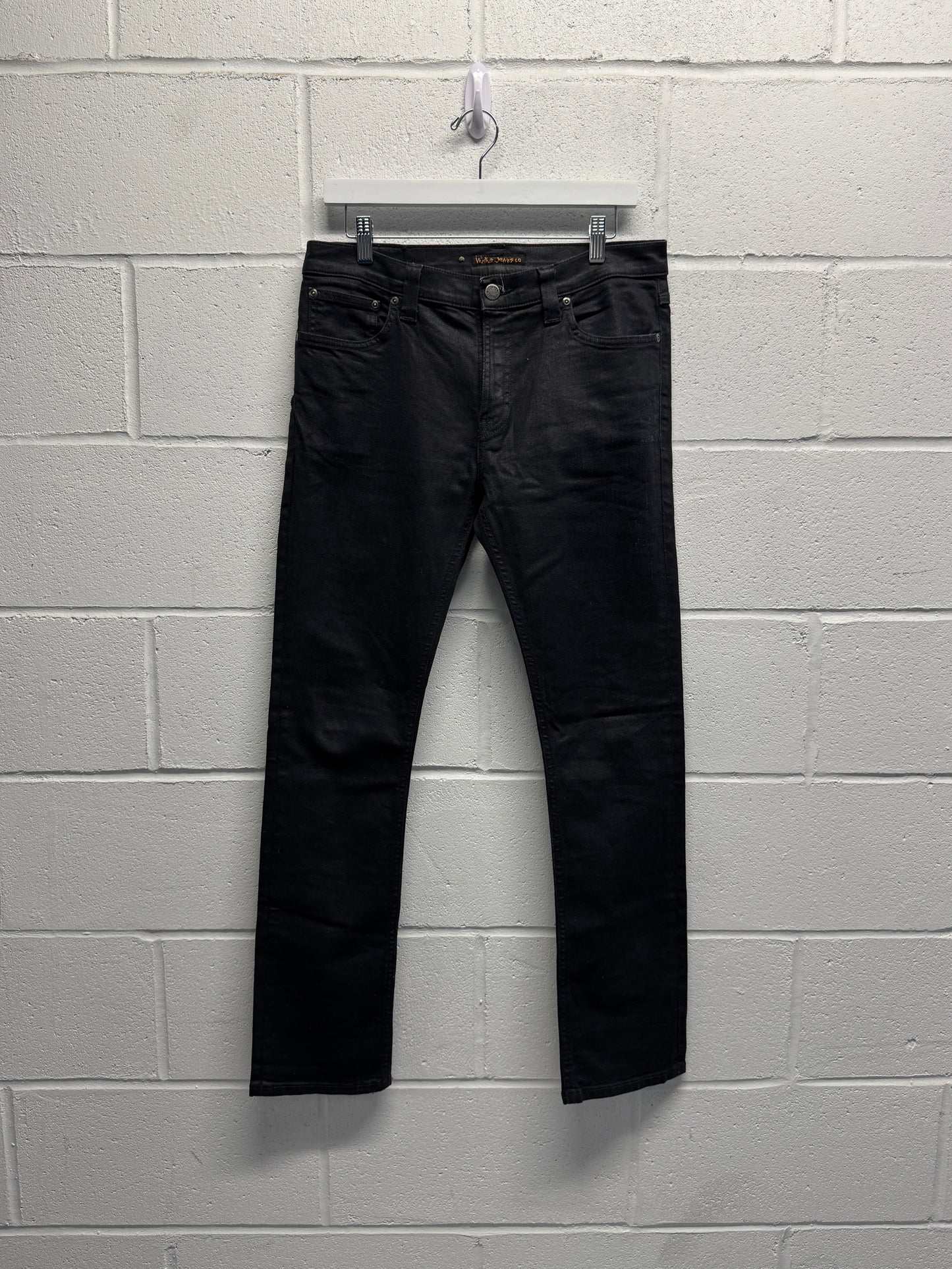 Nudie Waxed Skinny Jeans [32]