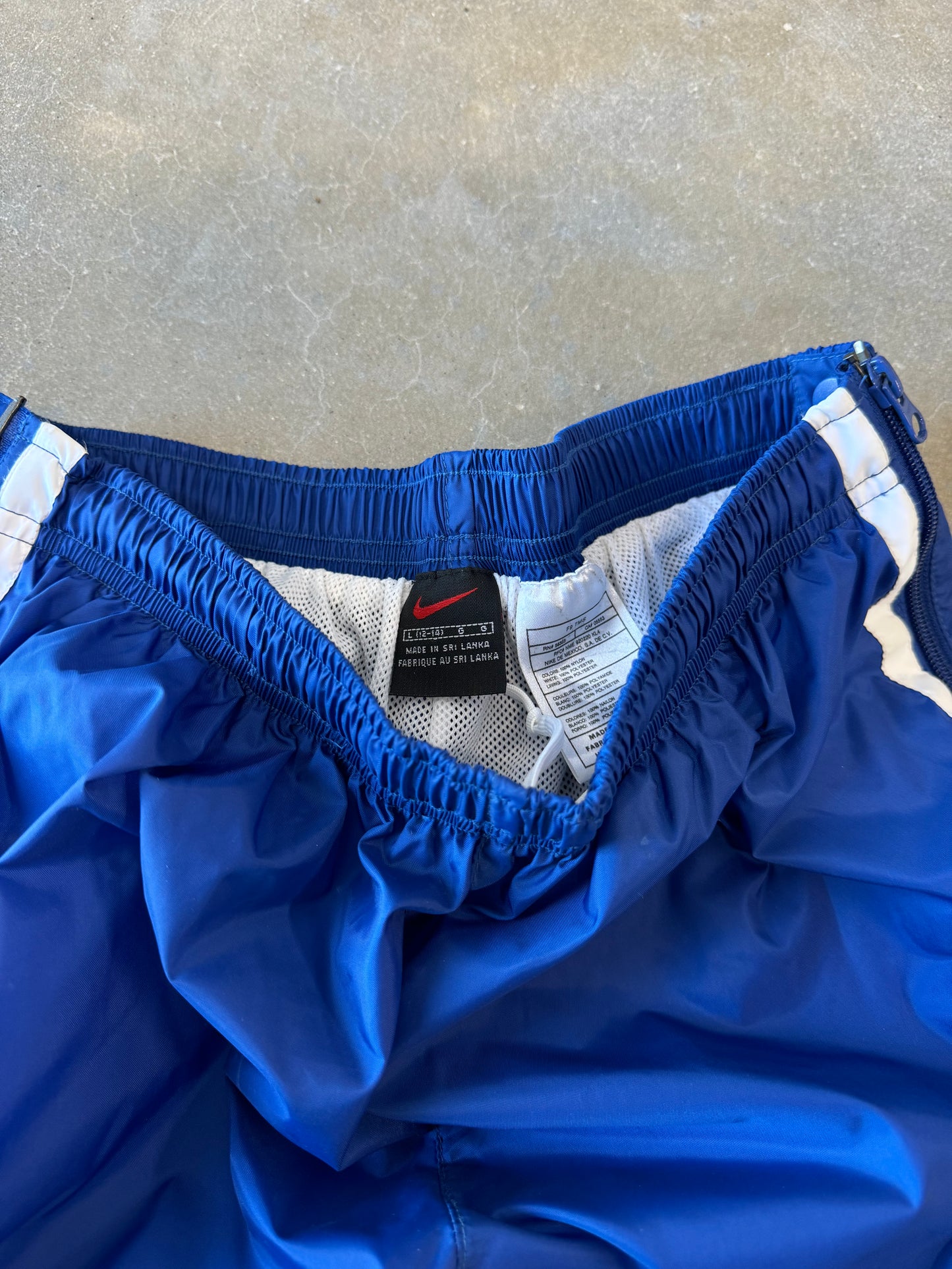 Vintage Y2K Nike Zipper Track Pants [L]