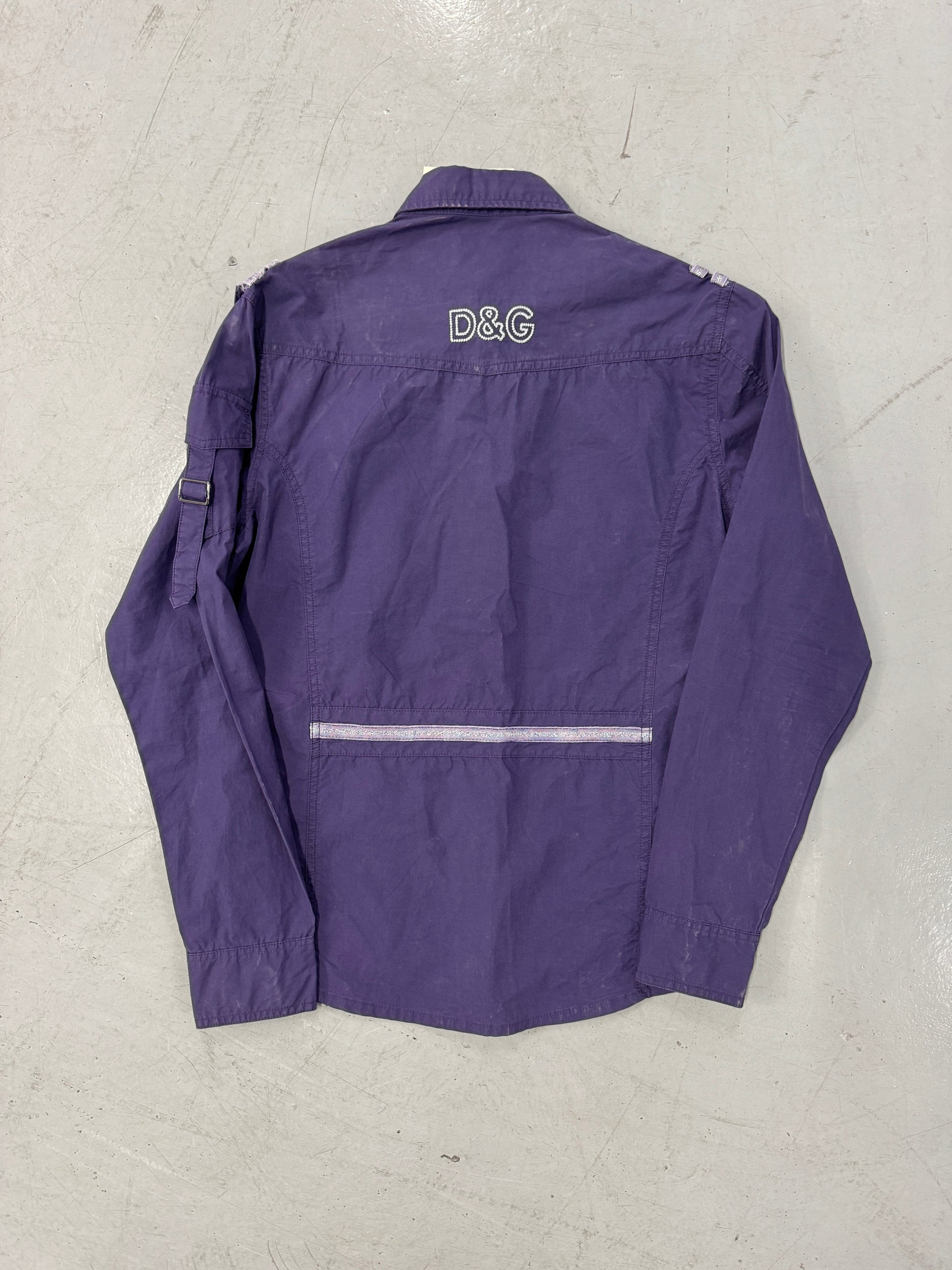 2000s Dolce &amp; Gabbana Military/Western Button-Up [M]