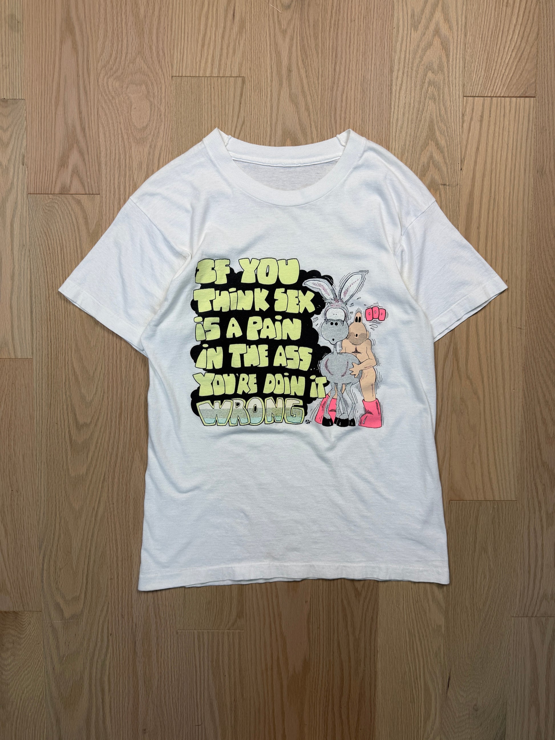 1990s Sex Humor Parody T-Shirt [M/L]