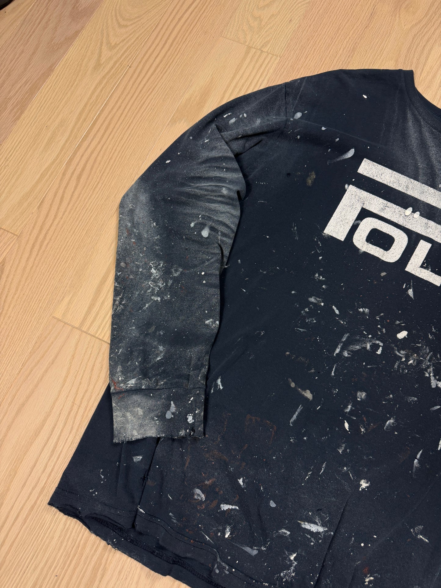 2000s Polo Thrashed Painted Longsleeve [XL]
