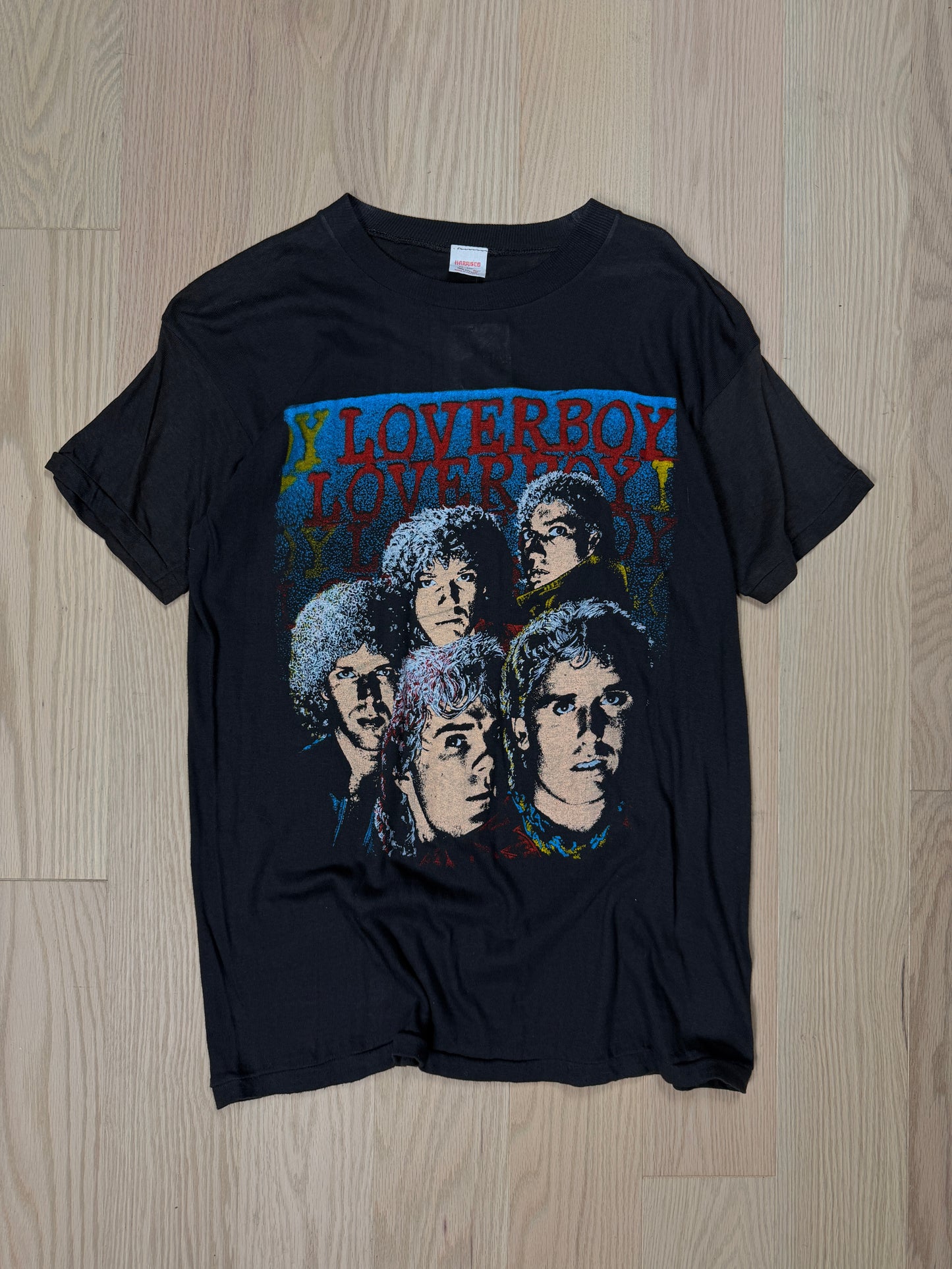 1980s Loverboy Band T-Shirt [L]