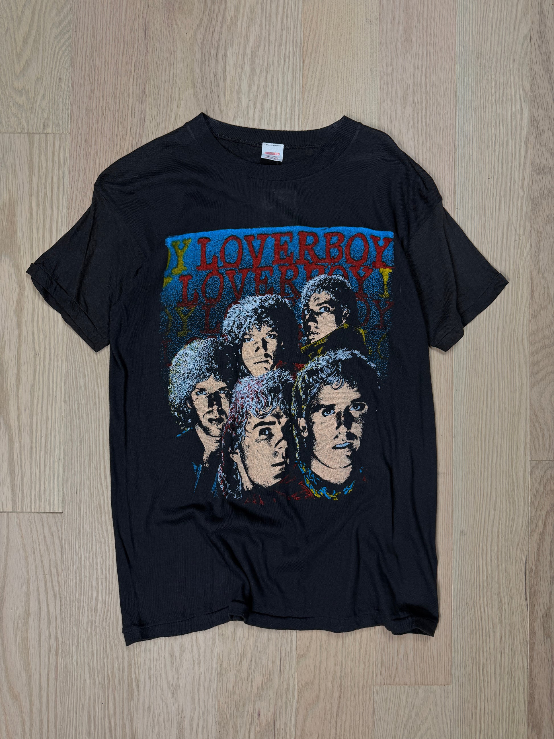 1980s Loverboy Band T-Shirt [L]