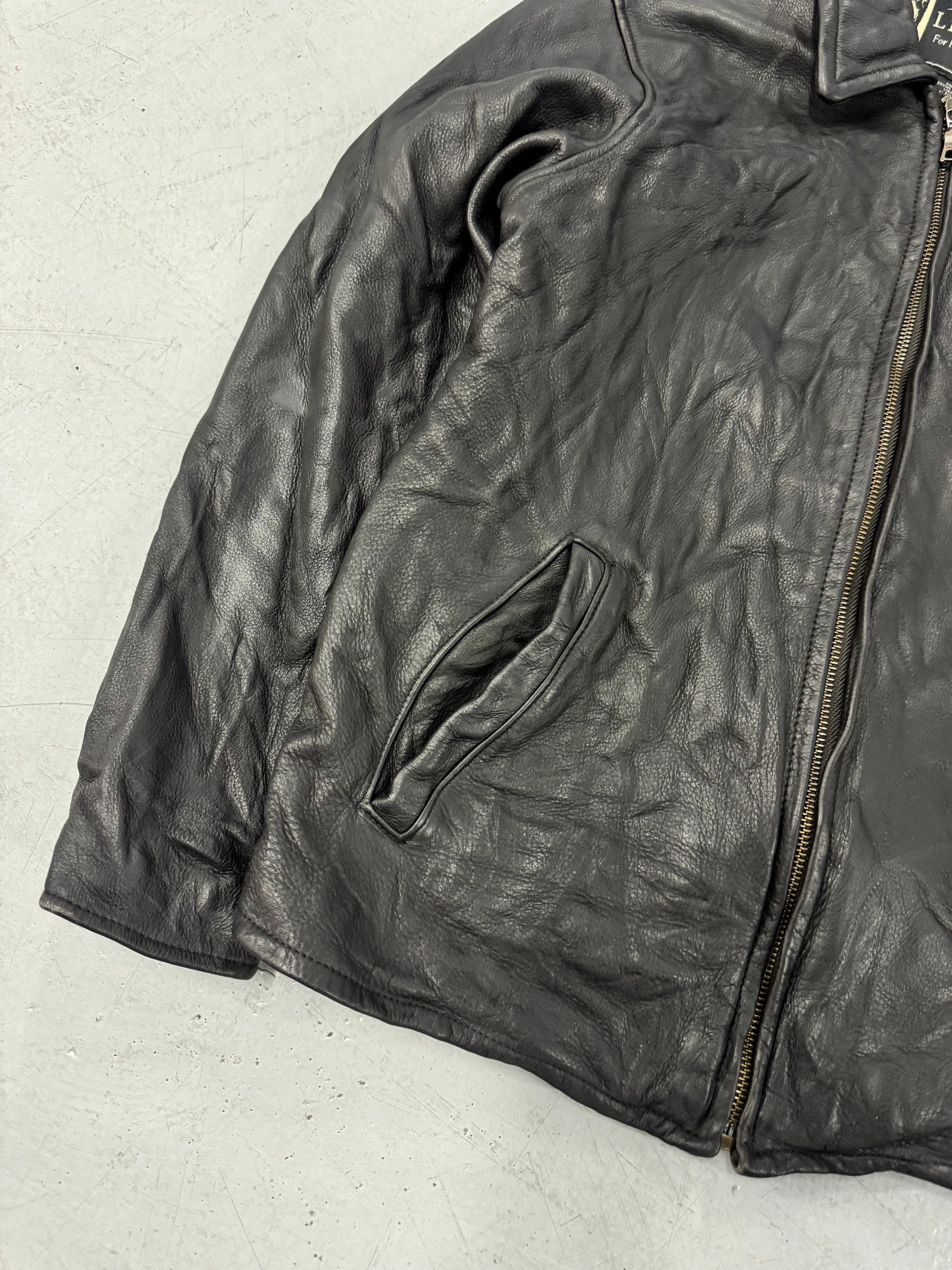 2000s Eddie Bauer Legend Leather Jacket [S]