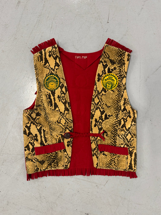 1950s Boy Scouts Jamboree Patch Vest [S/M]