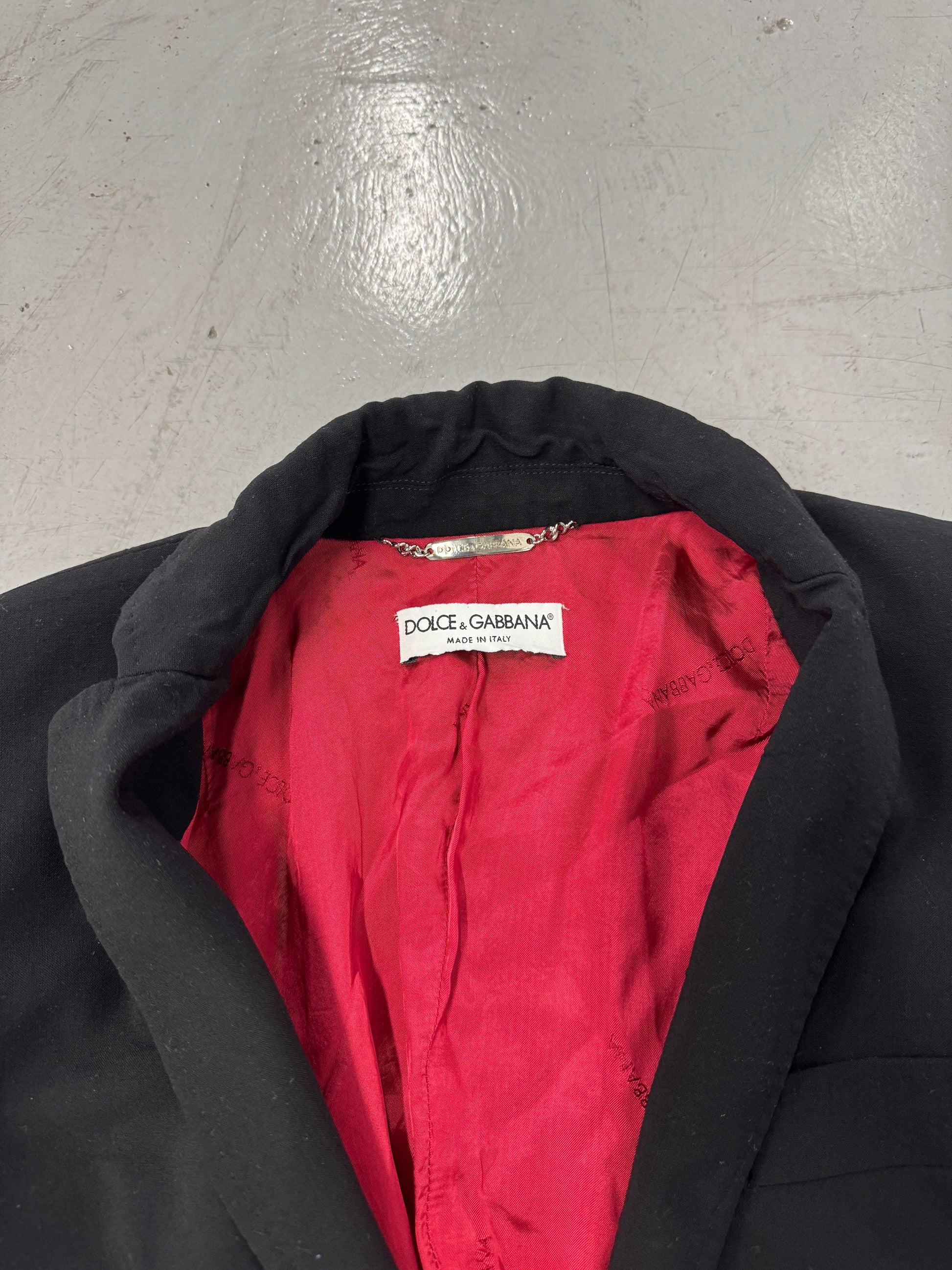 2000s Dolce &amp; Gabbana Long Blazer Coat [S]