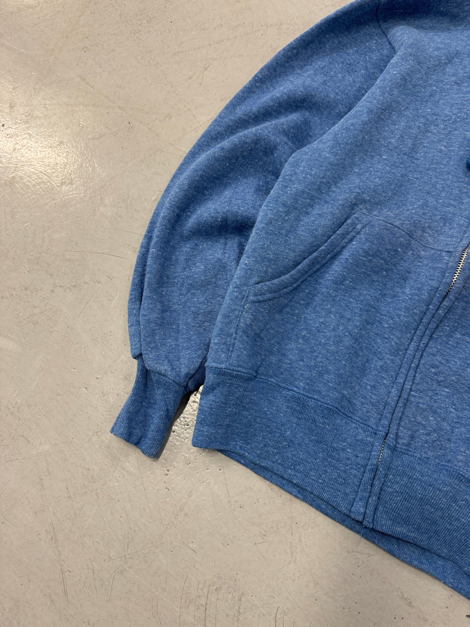 1980s Wrangler Blue Zip-Up [S/M]