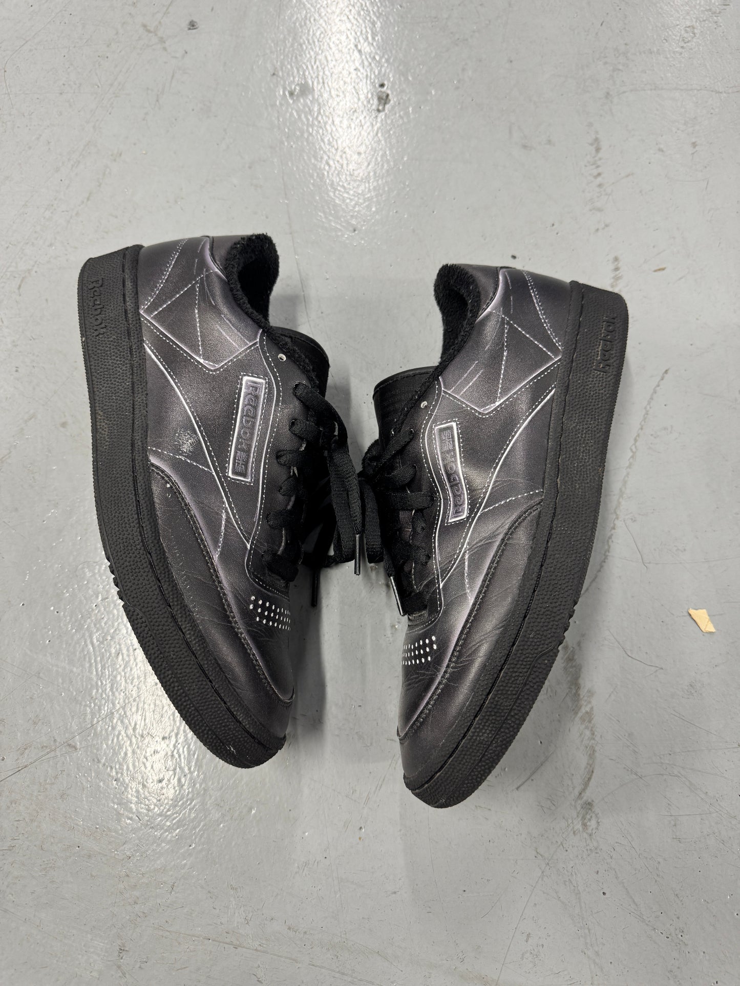 Maison Margiela x Reebok Club C 'Trompe L'oeil' Black [US8]