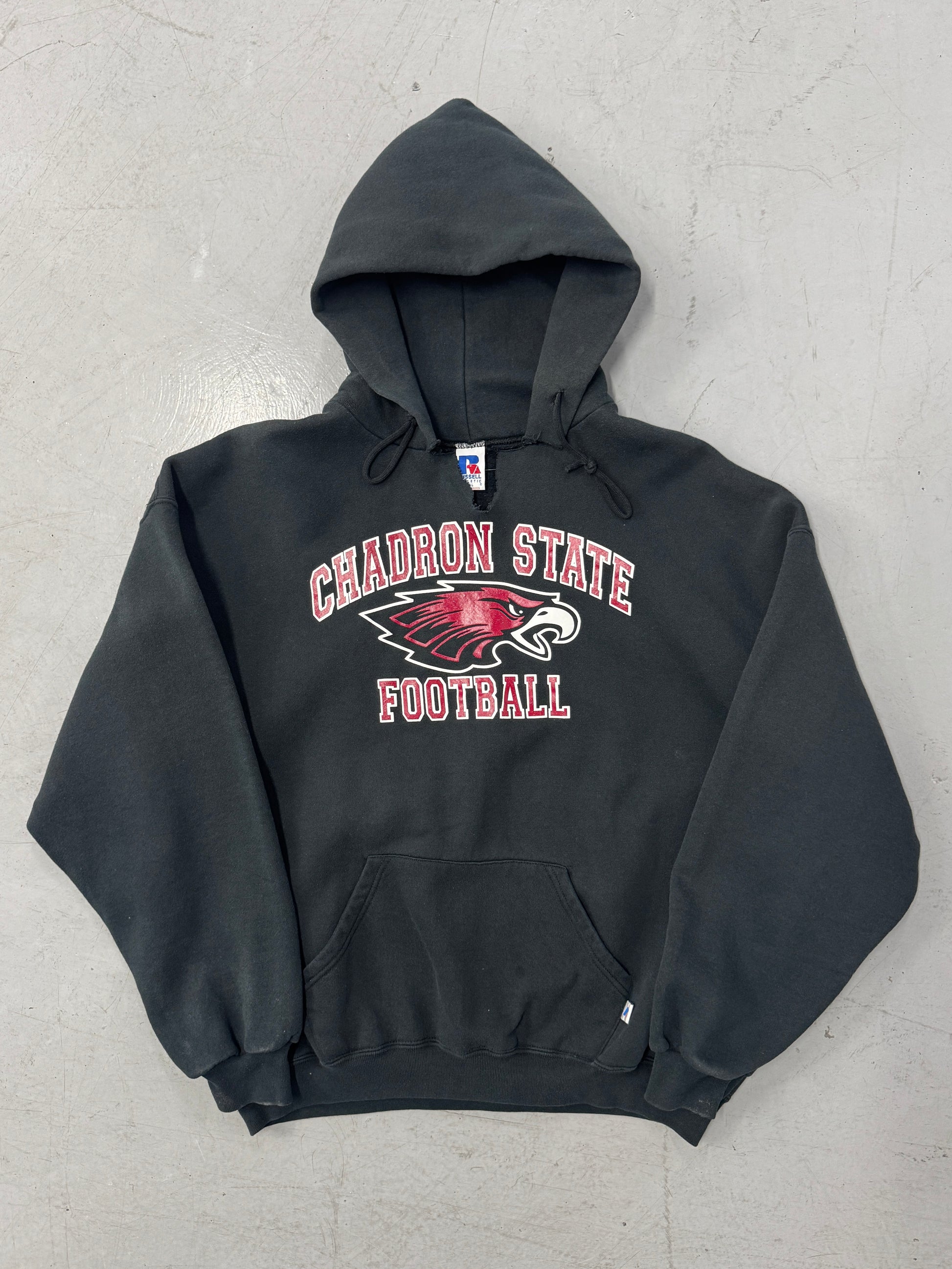 1990s Distressed Russell Hoodie [XXL]