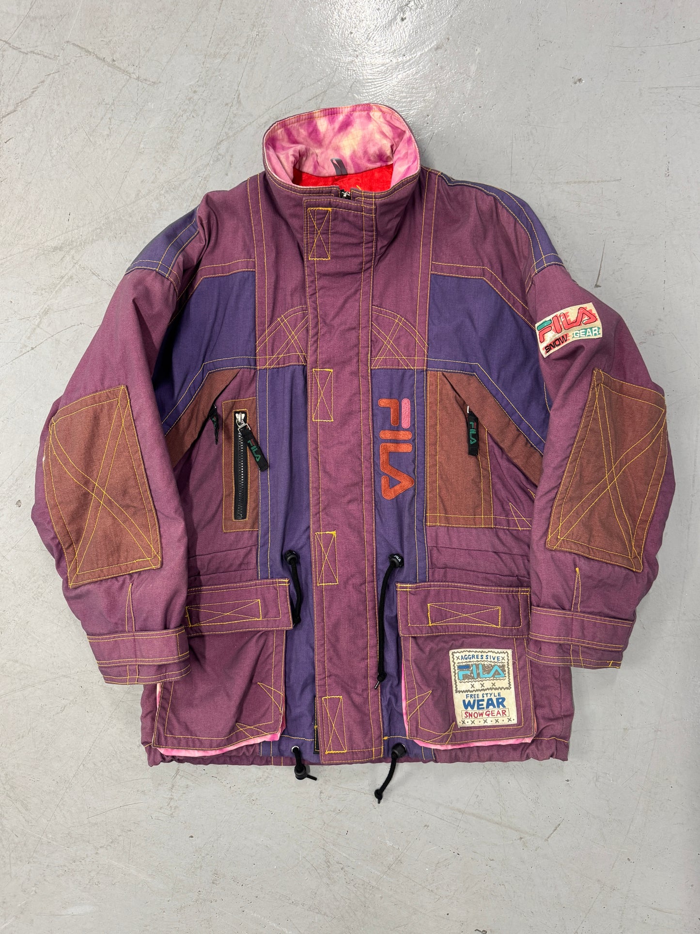 1990s FILA 'Aggressive X' Snow Jacket [L]