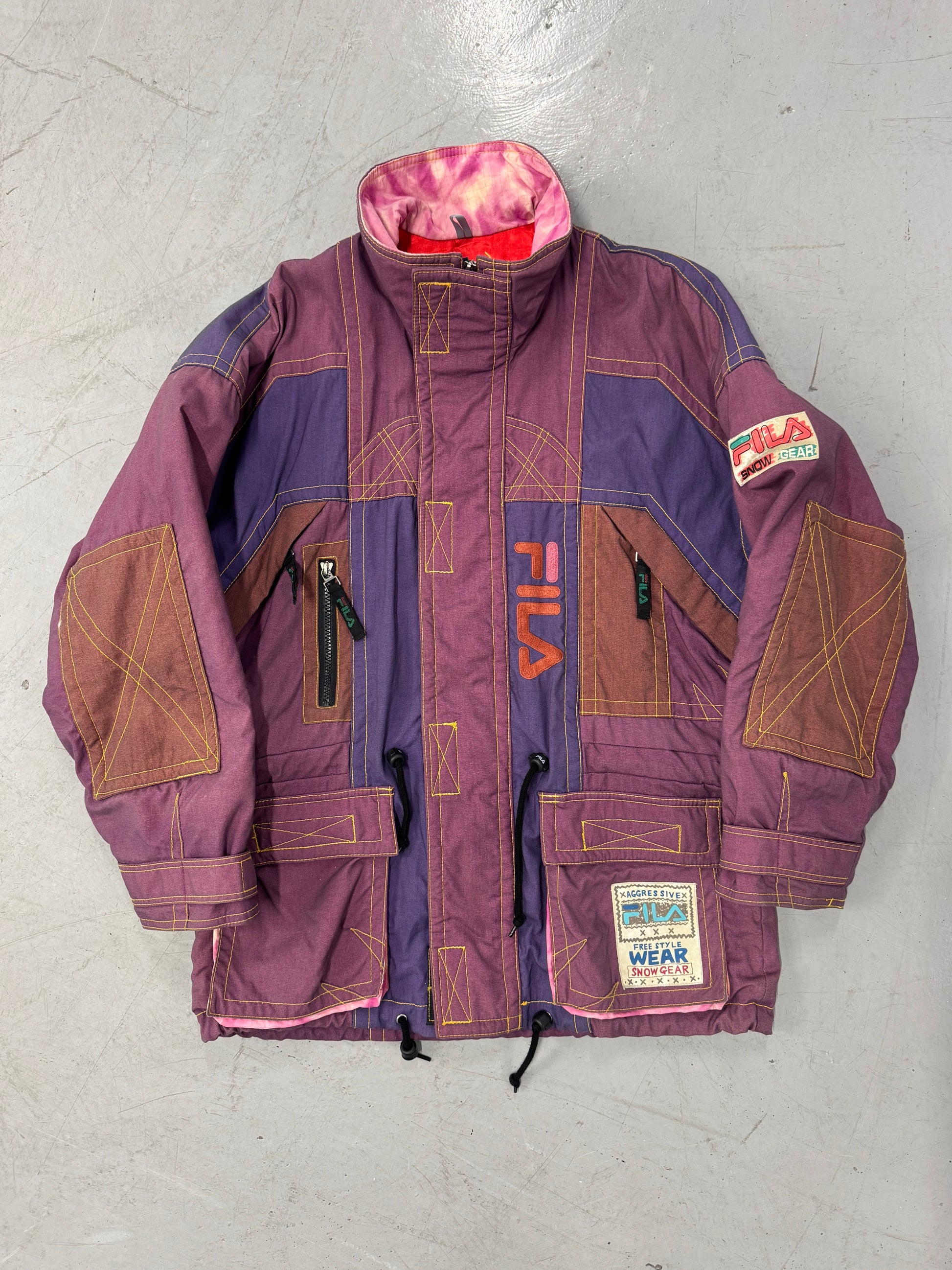 1990s FILA 'Aggressive X' Snow Jacket [L]