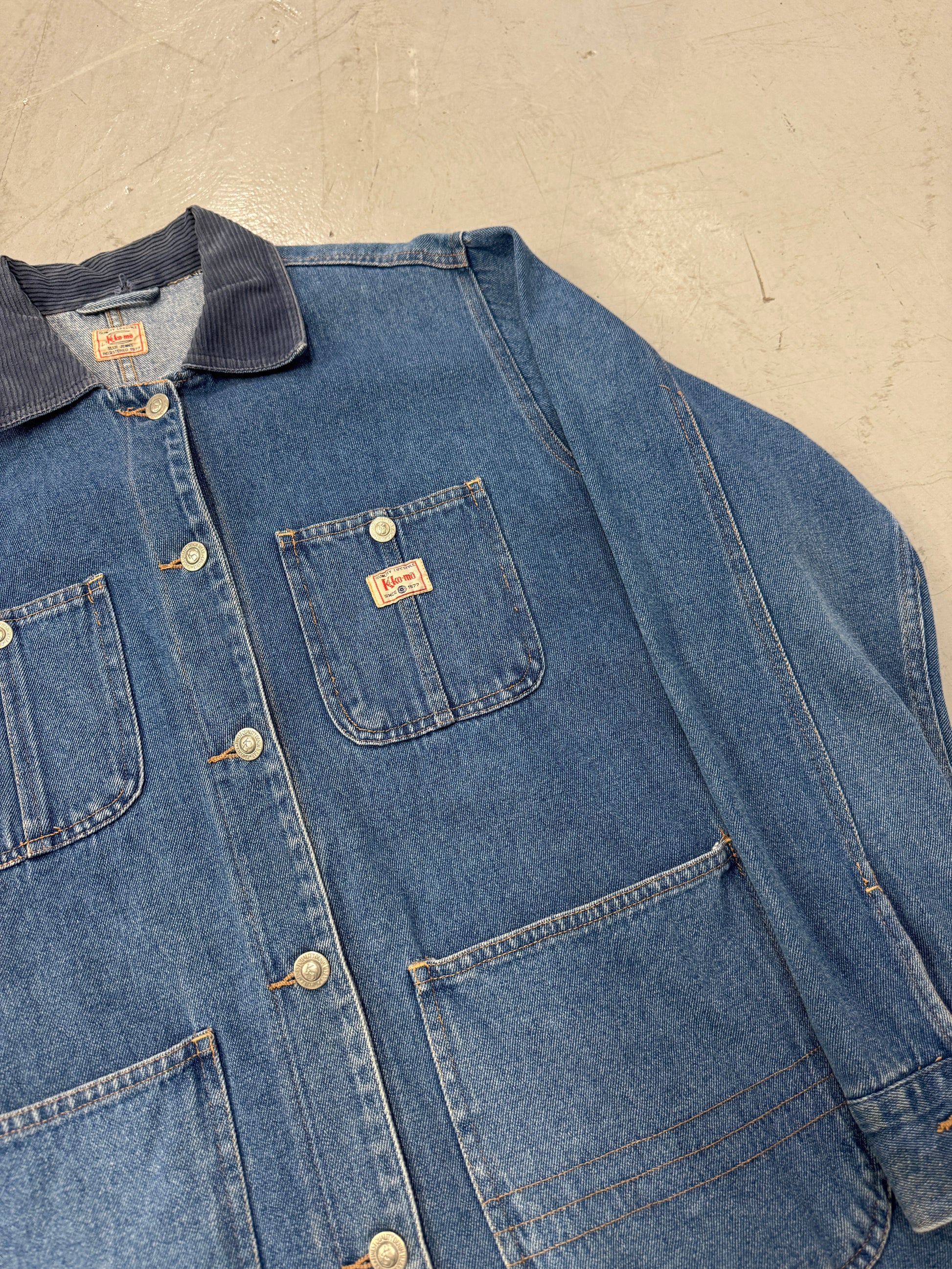 1980s Ki-Ko-Mo Denim Chore Jacket [L]