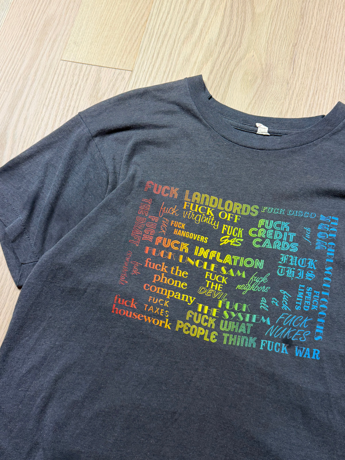 1980s Fuck Everything T-Shirt [L]