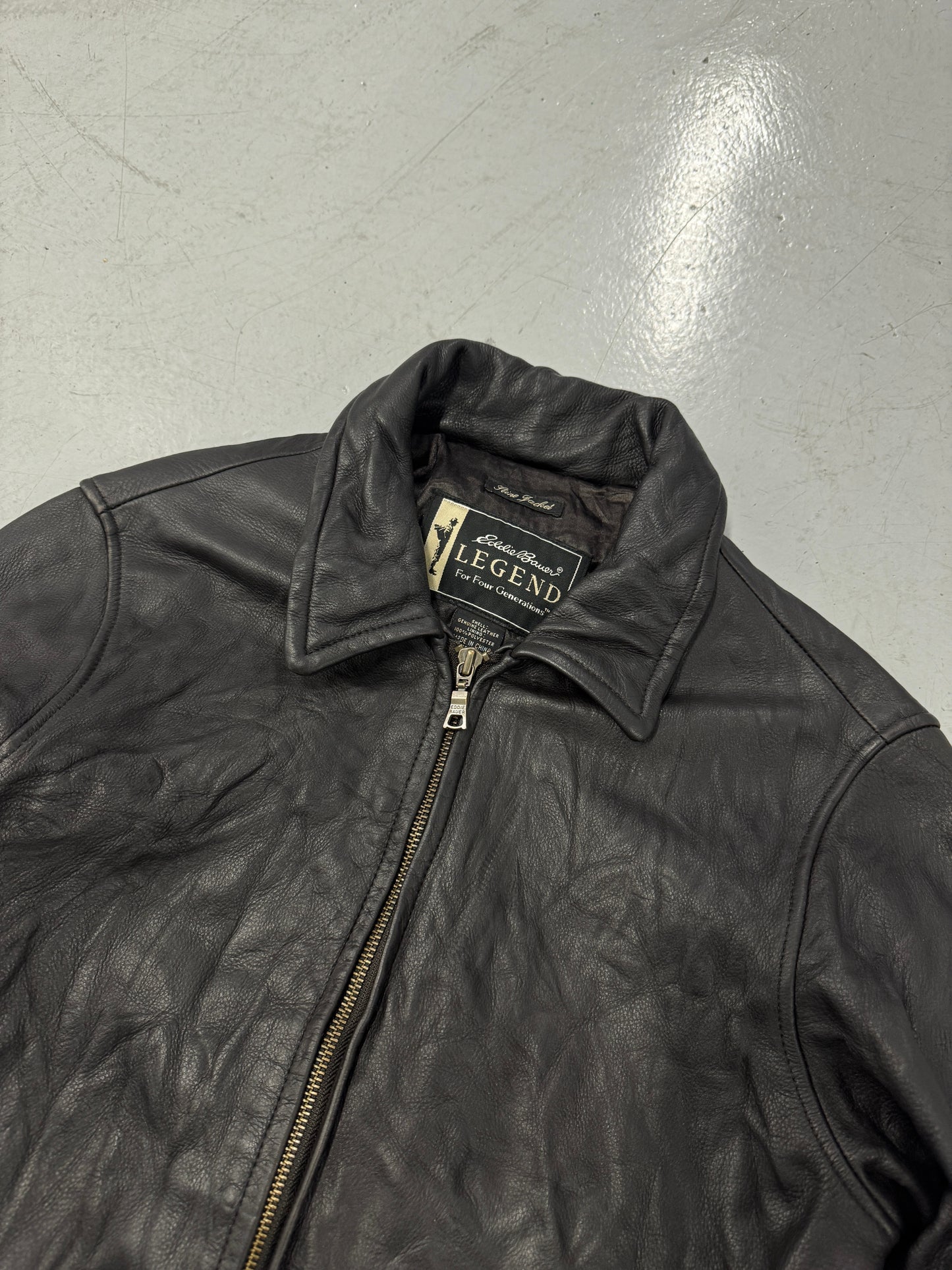 2000s Eddie Bauer Legend Leather Jacket [S]