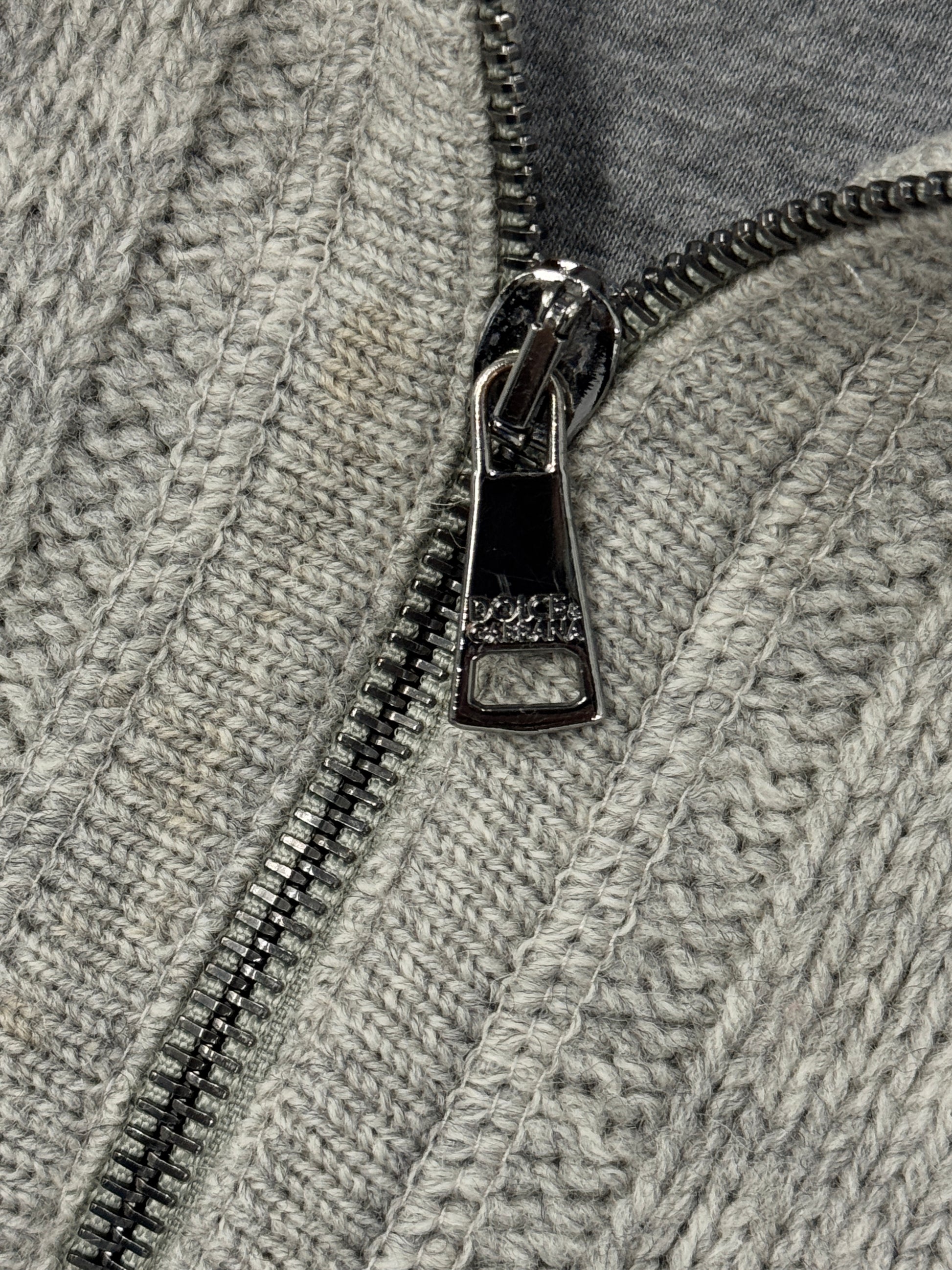 2000s Dolce &amp; Gabbana Wool Track Jacket [L]