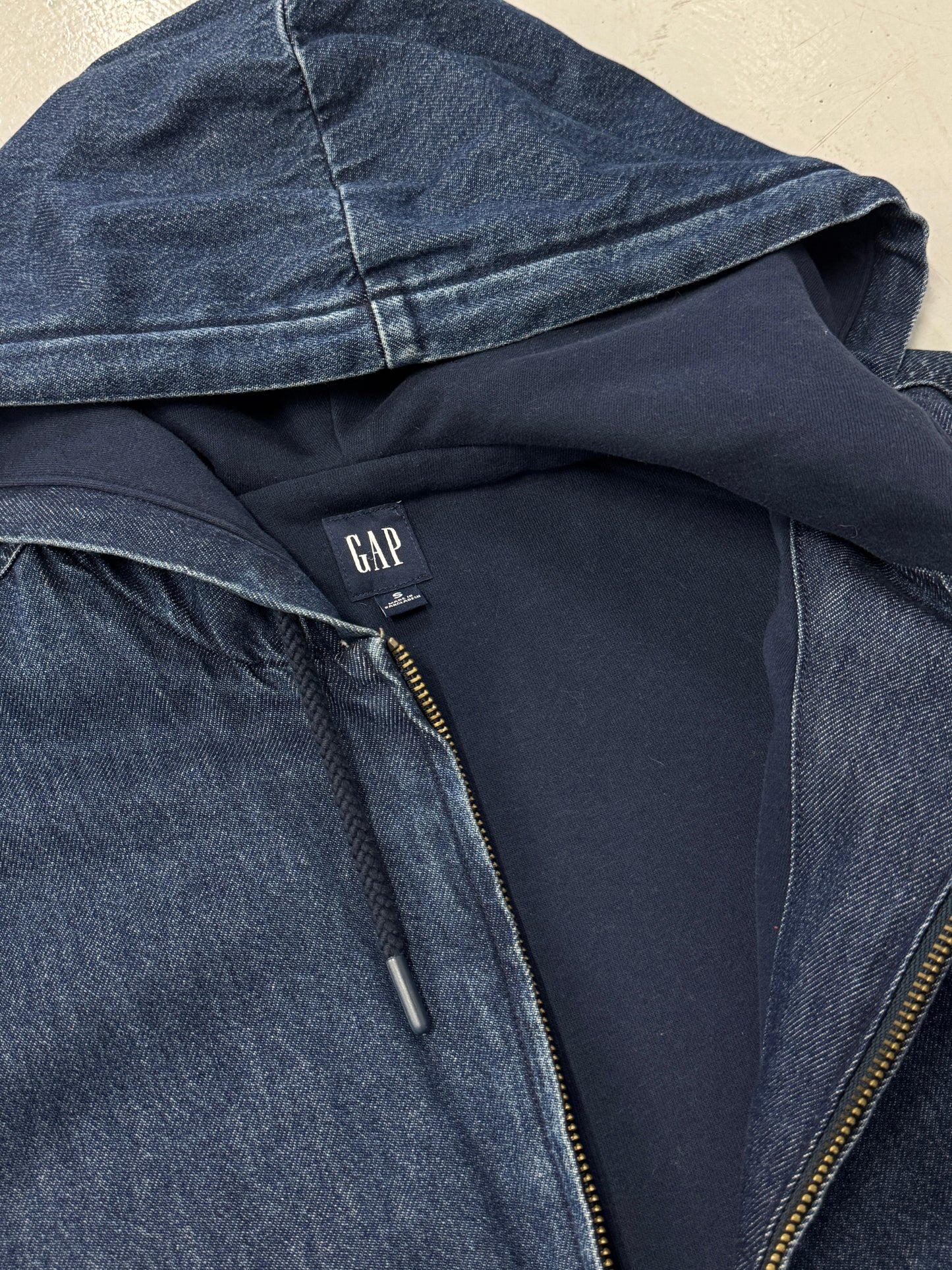 2000s Gap Denim Zip-Up Jacket [S/M]