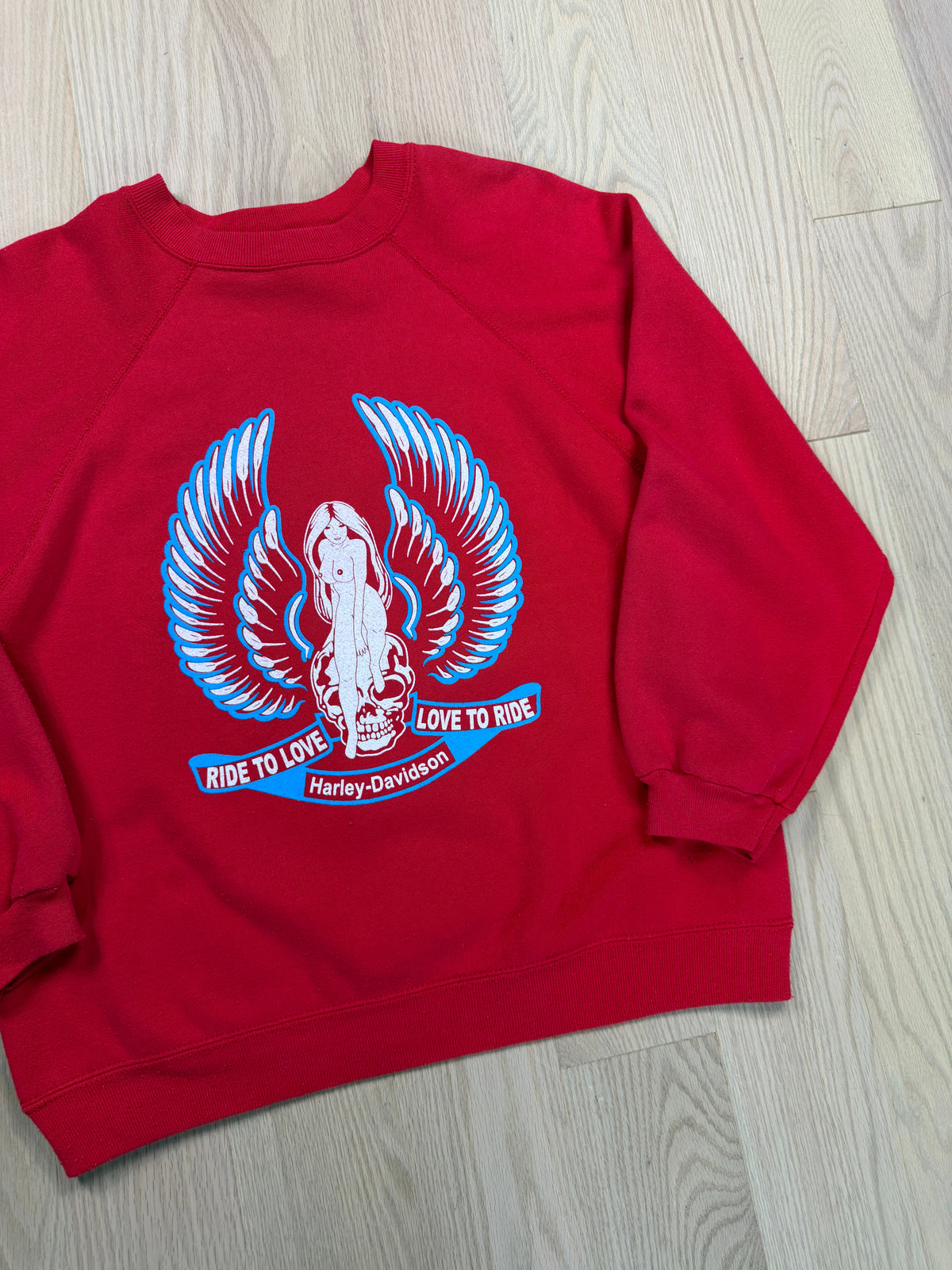 1980s Harley Davidson Vulgar Crewneck [L]
