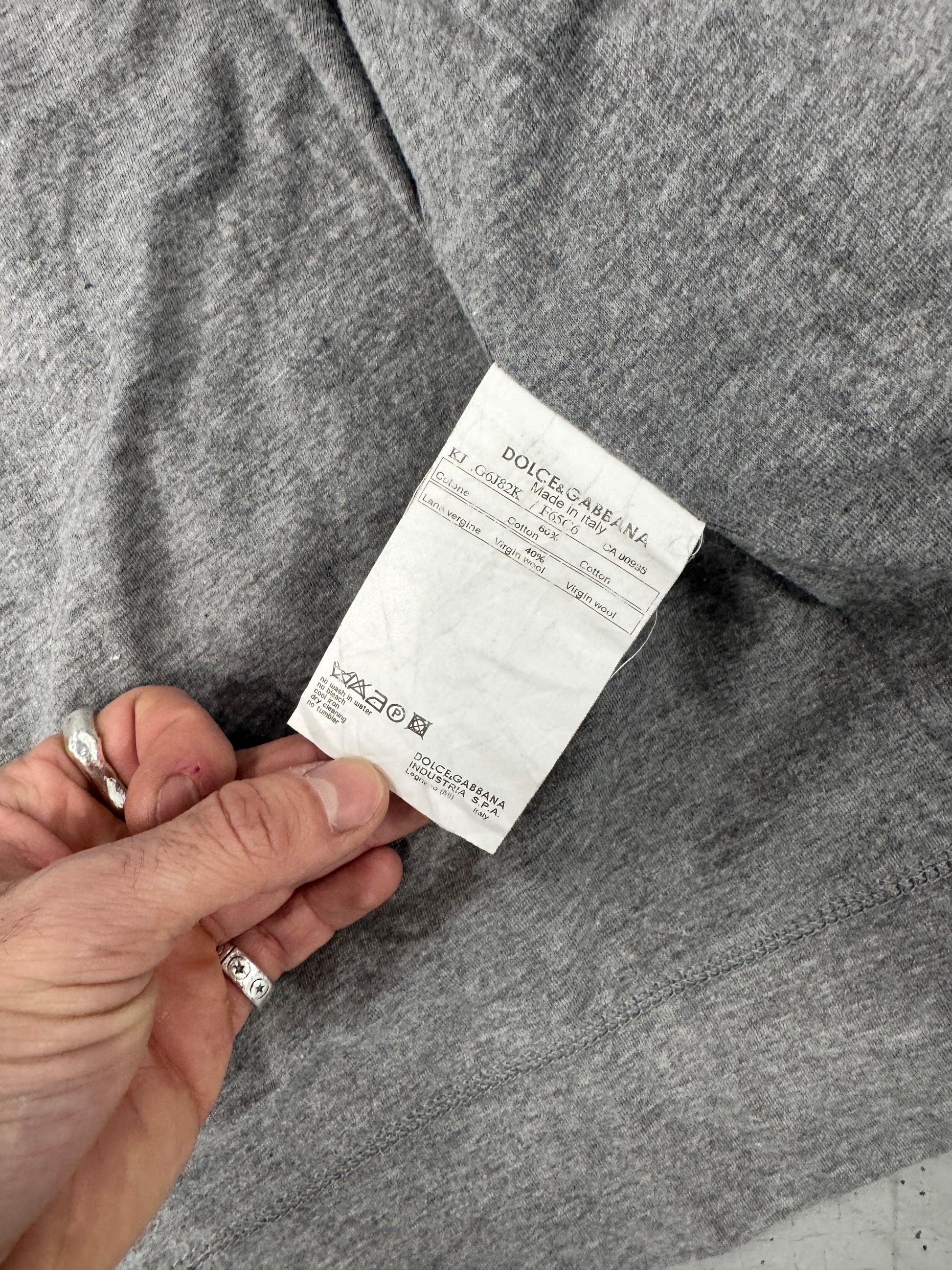2000s Dolce &amp; Gabbana Wool Track Jacket [L]