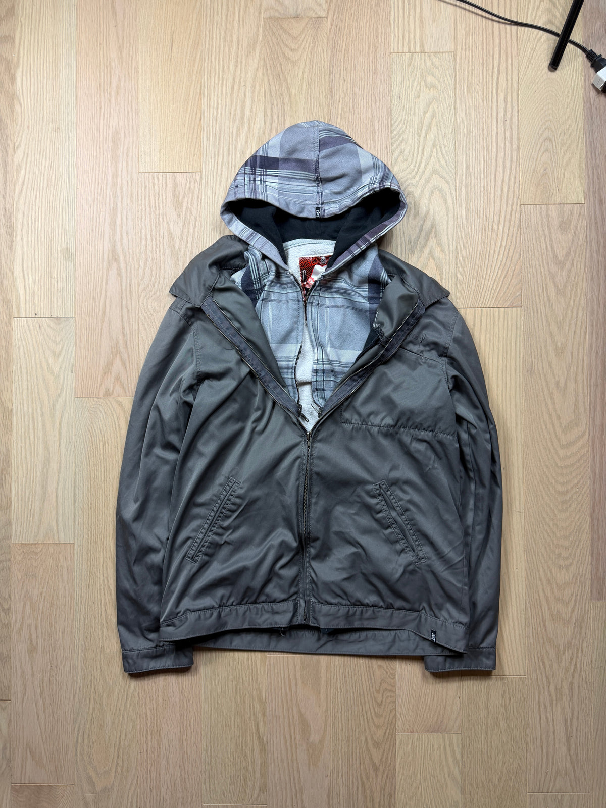 2000s Lost Skateboards 2in1 Zip Off Jacket [M]