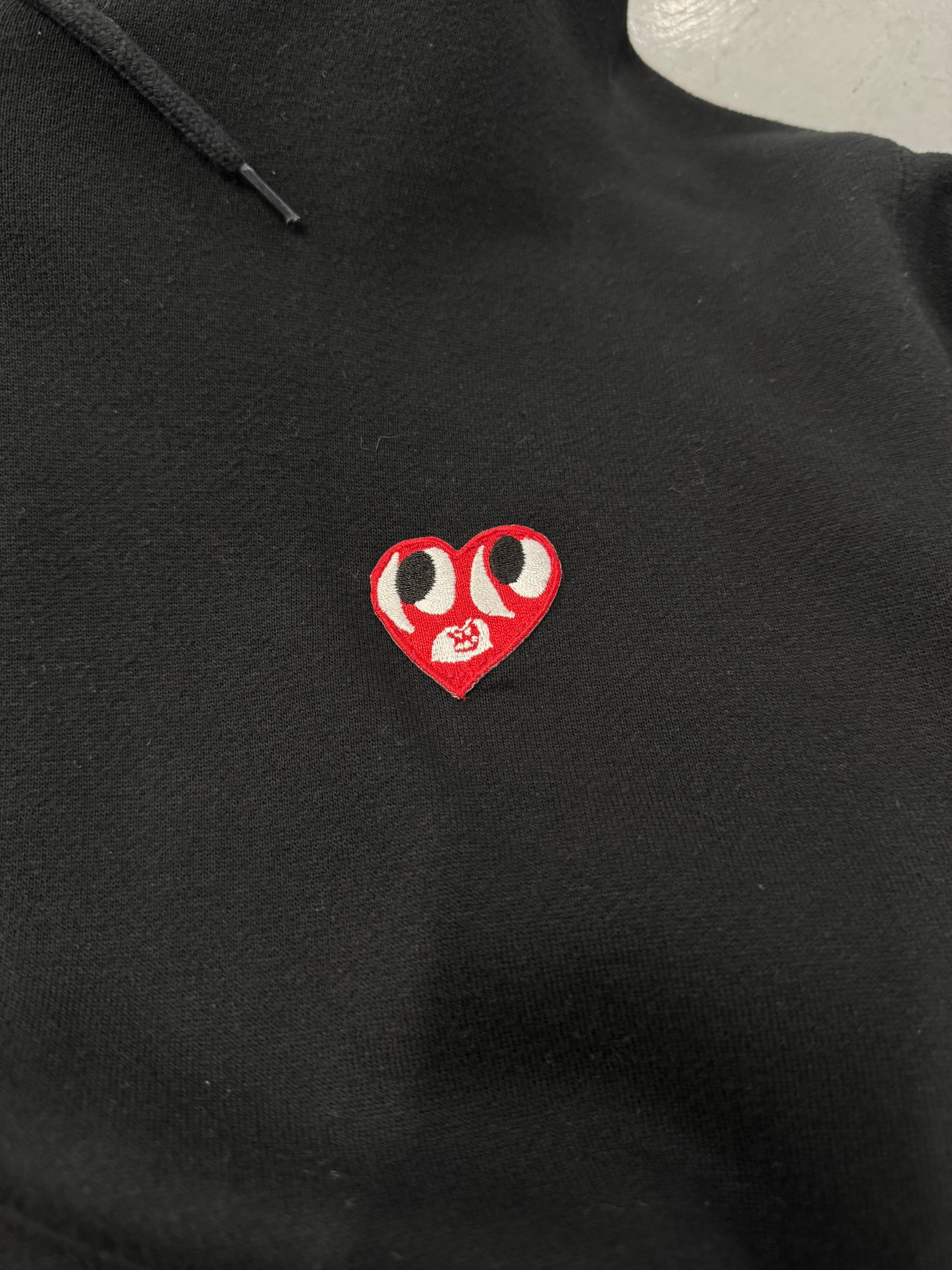 Skoloct CDG Play Heart Parody Hoodie [L]