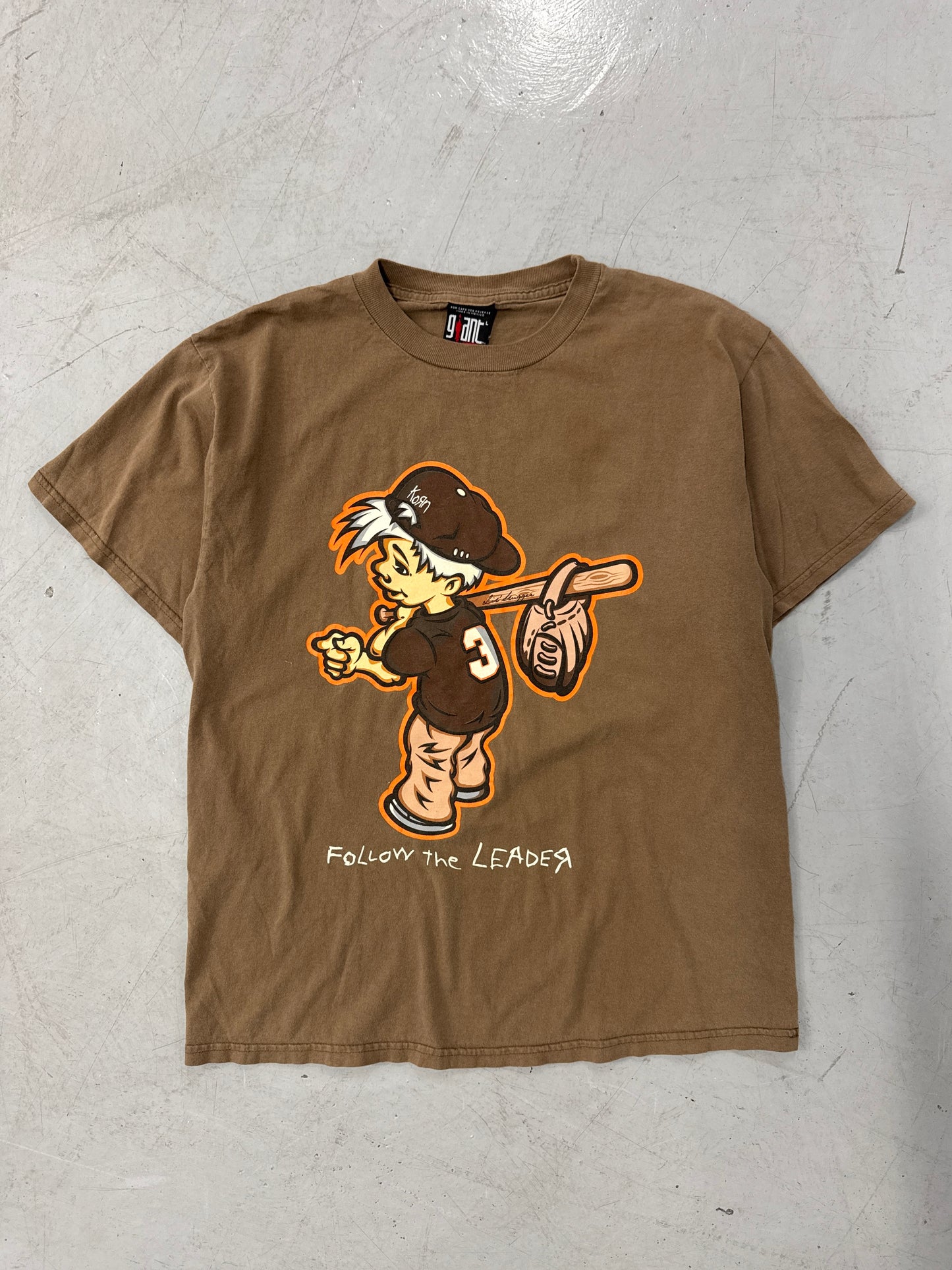 1998 Korn 'Follow the Leader' Little Sluffer T-Shirt Giant Tag [L]