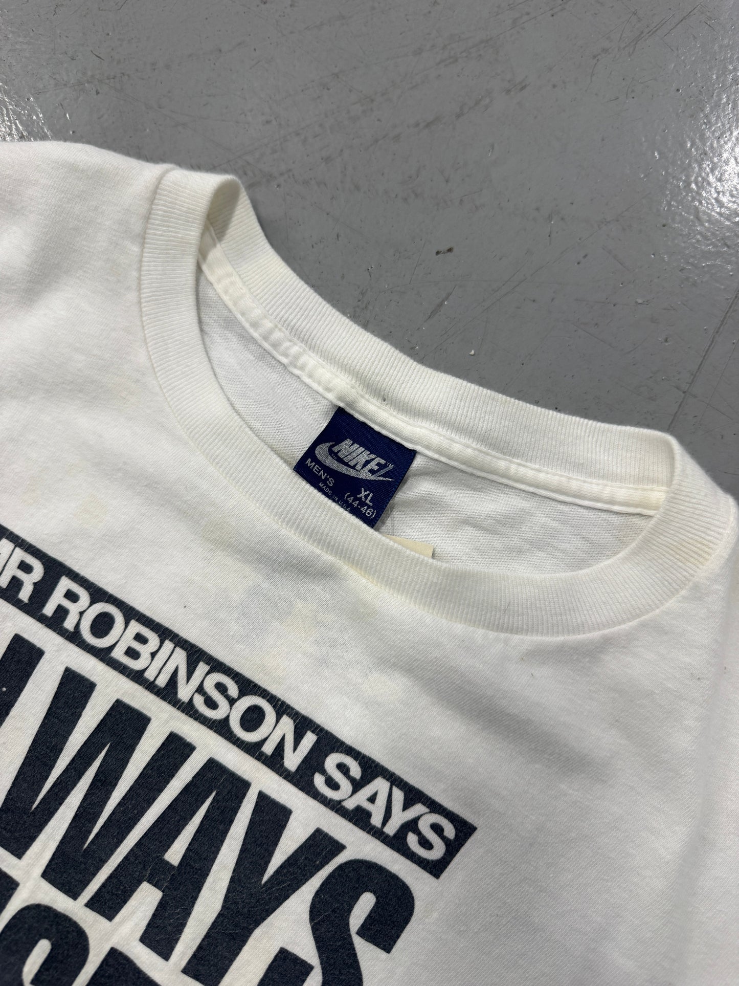 1990s Mr. Robinson "Use Your Elbows" Longsleeve T-Shirt [XL]
