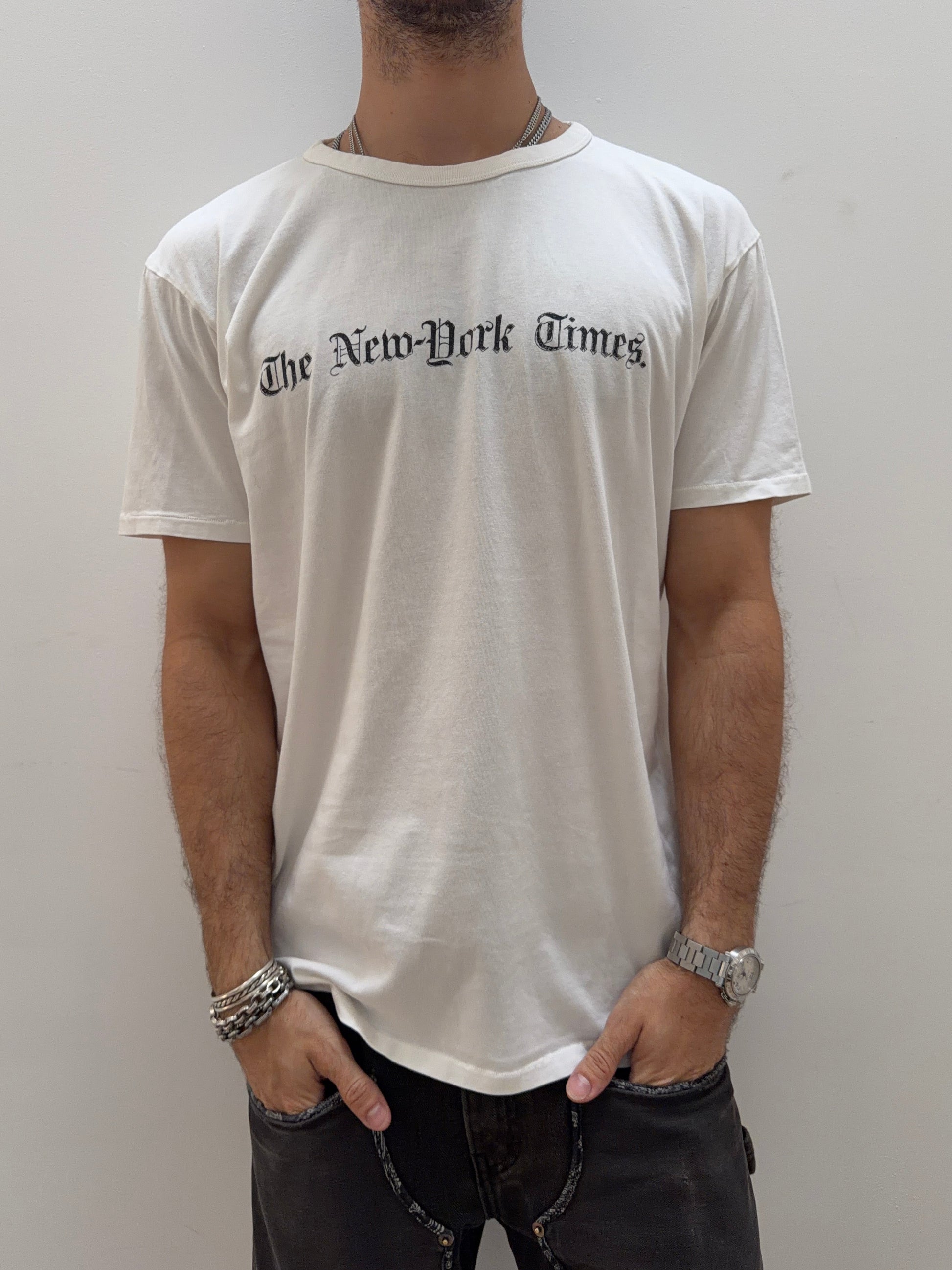 1990s New York Times T-Shirt [L]