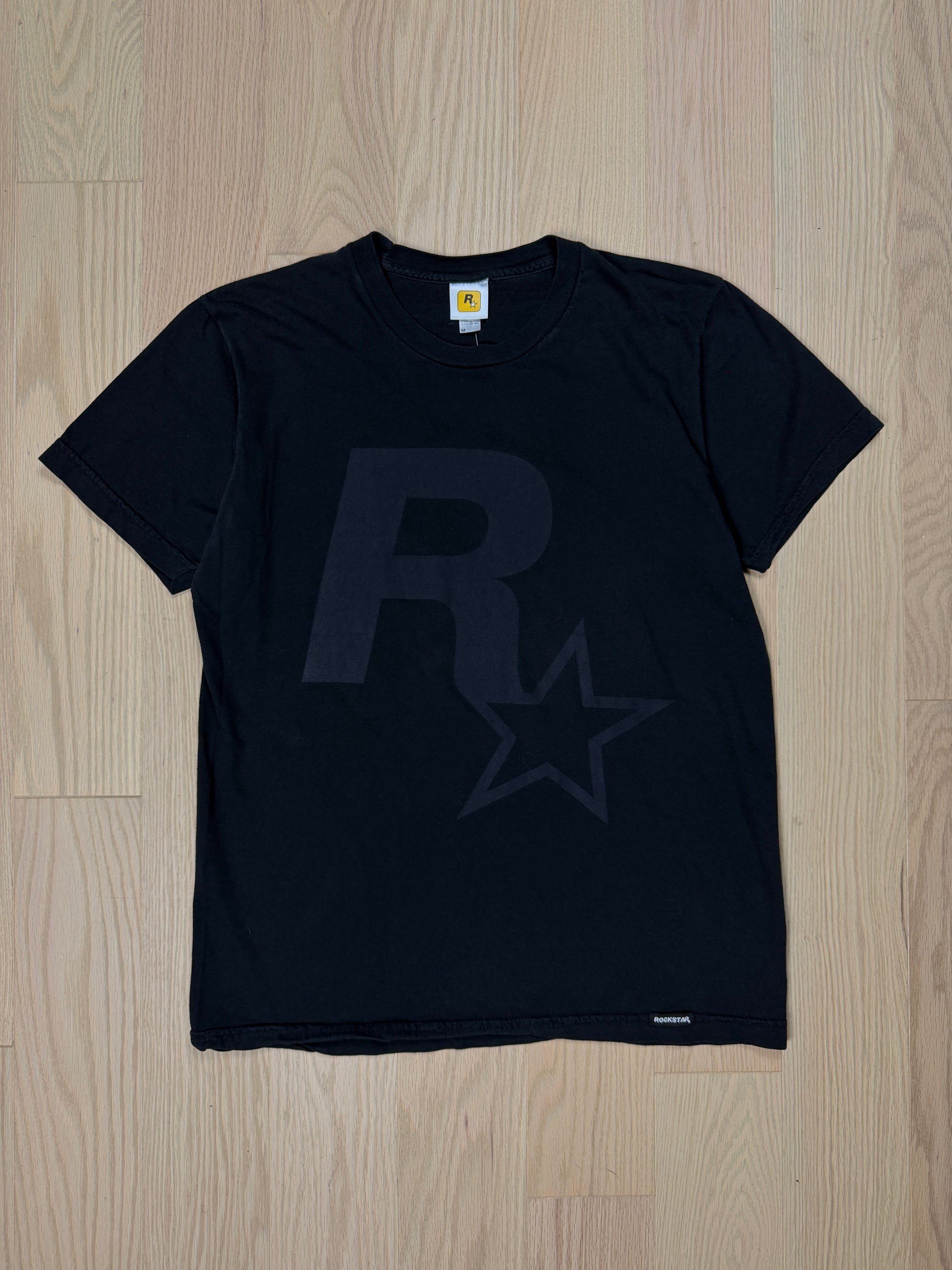 2000s Rockstar Tonal Logo T-Shirt [M]
