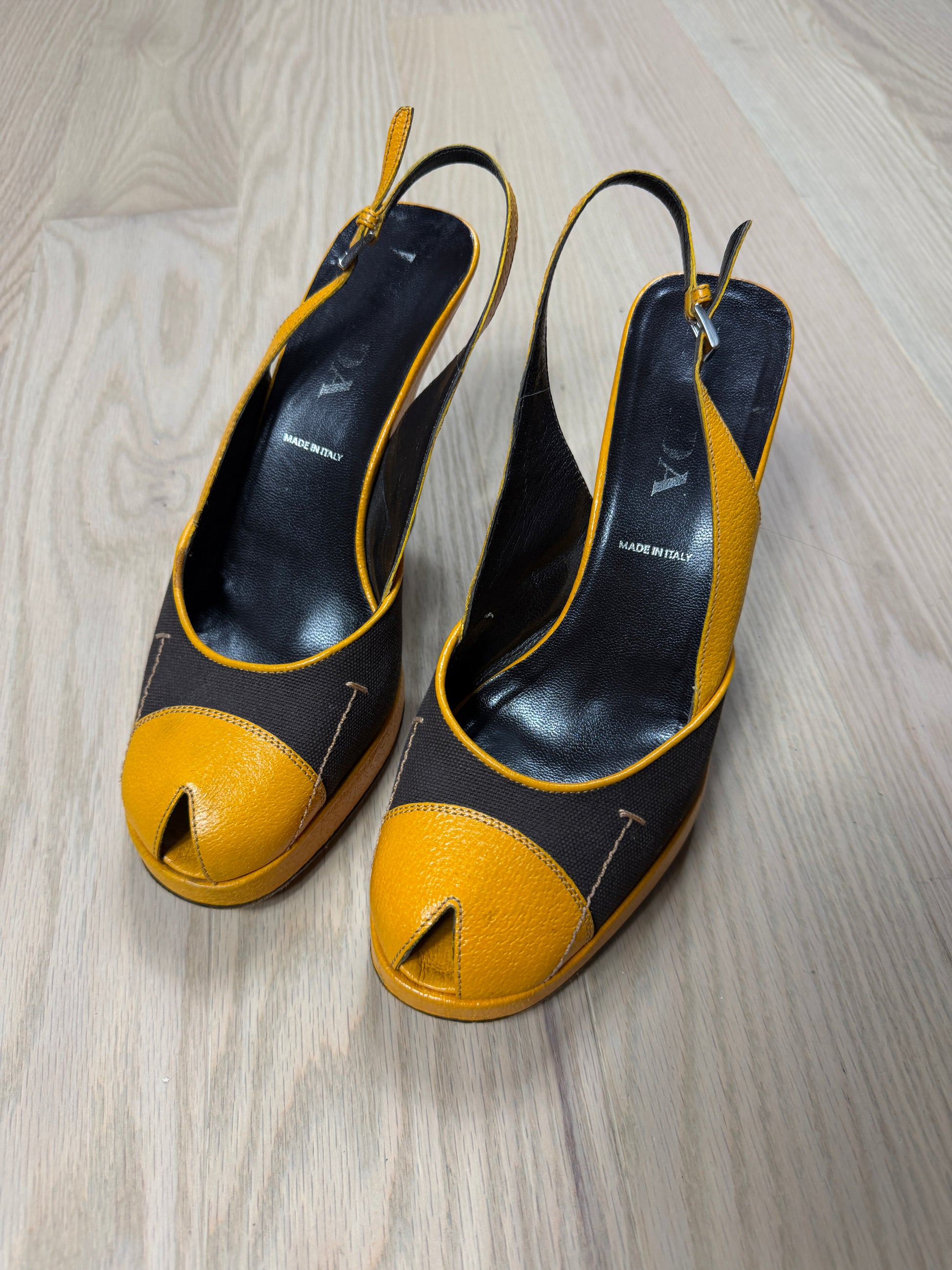 Vintage Prada 2000s Wedge Heels