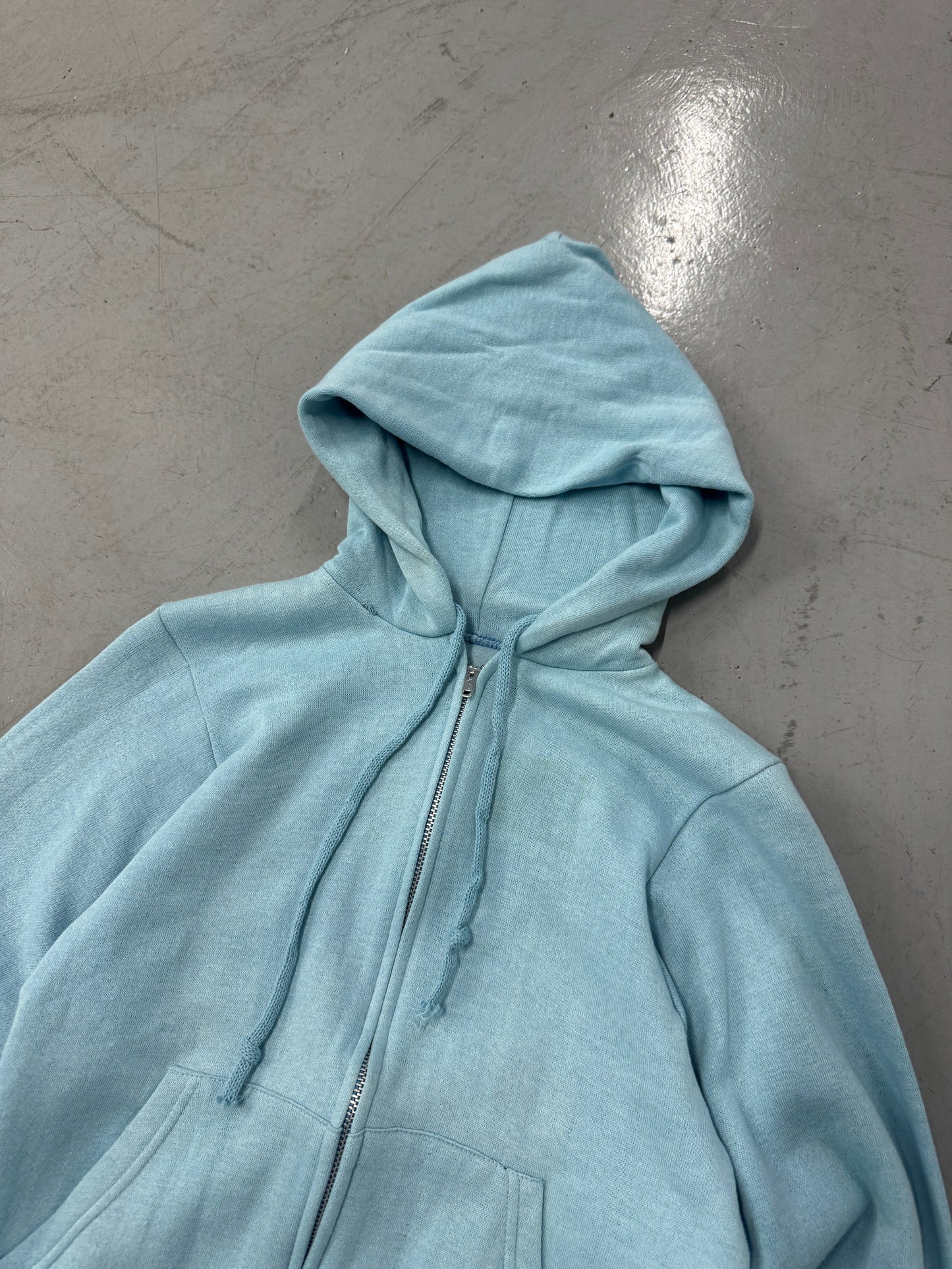 1980s Wrangler Light Blue Zip-Up [S/M]