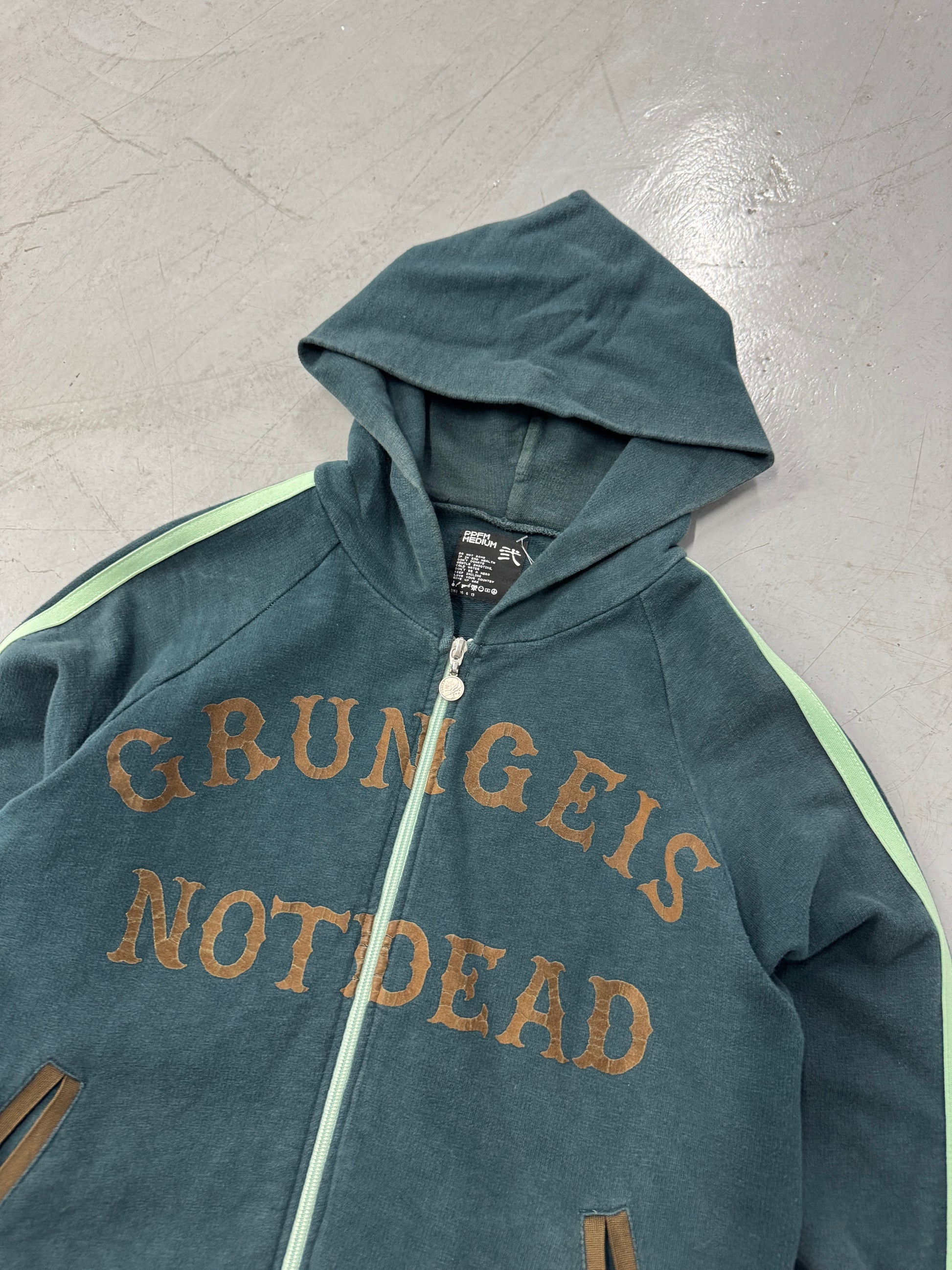 PPFM Grunge Is Not Dead Zip-Up Hoodie [M]