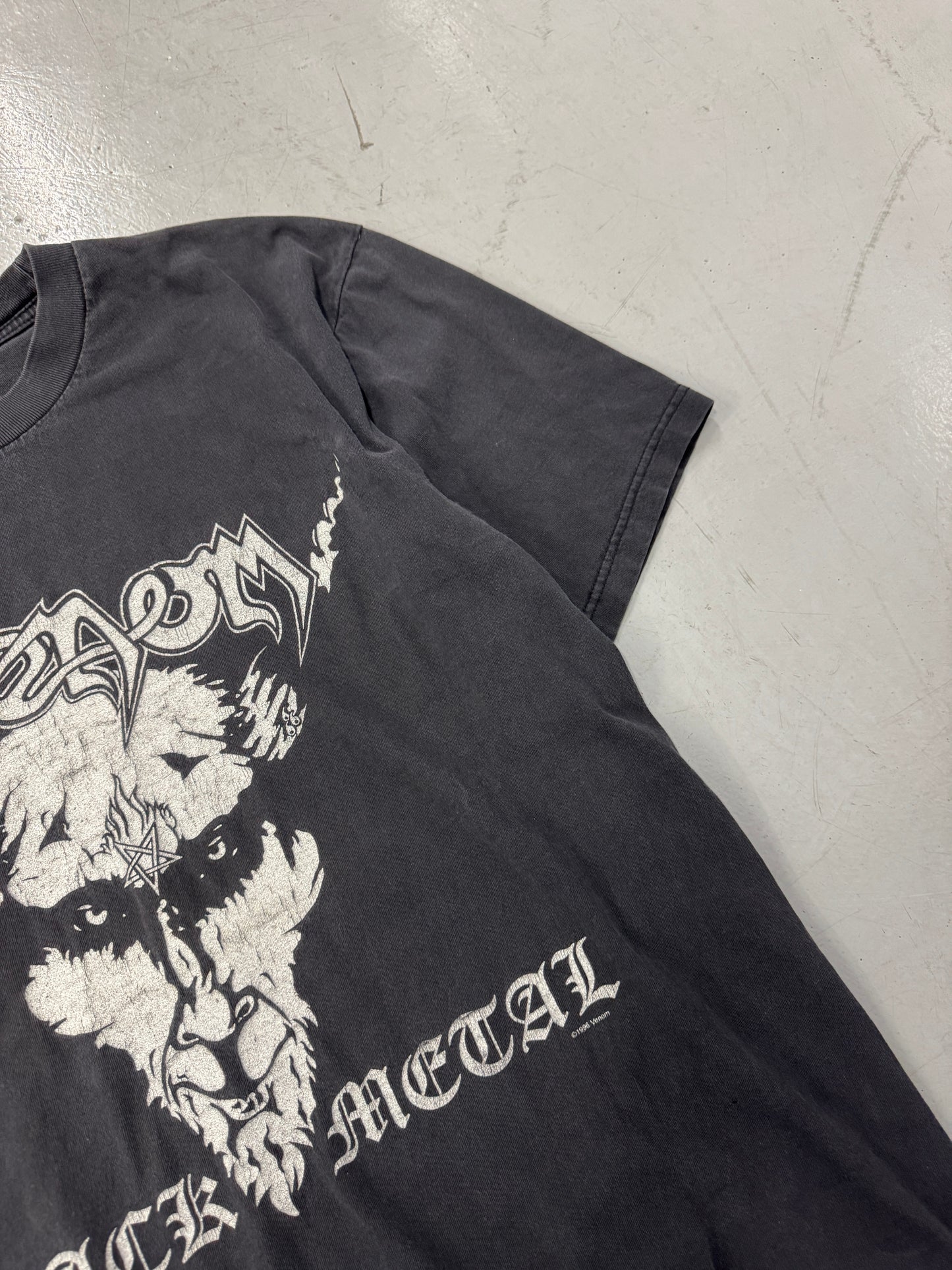 1996 Venom 'Black Metal' Tour T-Shirt Cygnus Tag [L]
