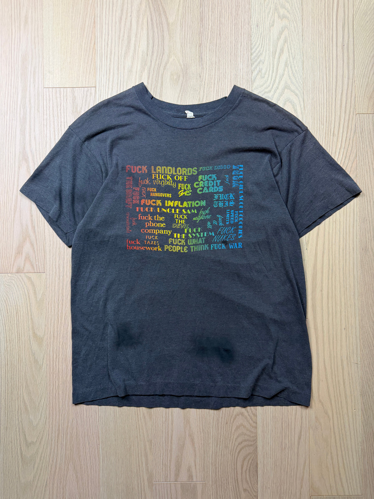 1980s Fuck Everything T-Shirt [L]