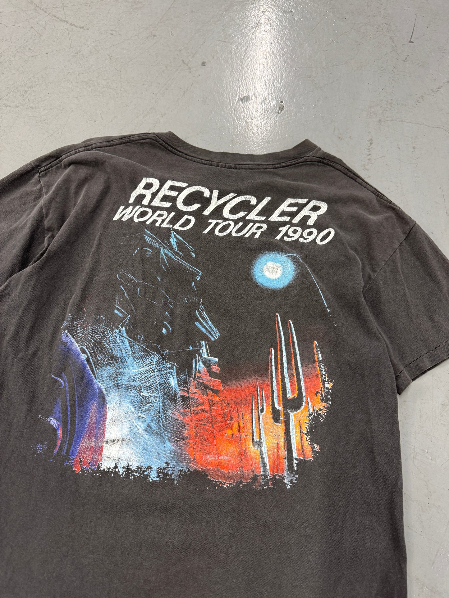 1990s Thrashed ZZ Top Band T-Shirt [XL]