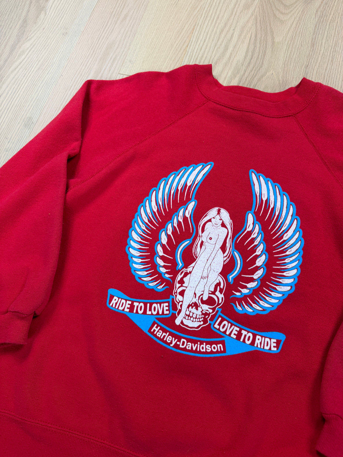 1980s Harley Davidson Vulgar Crewneck [L]