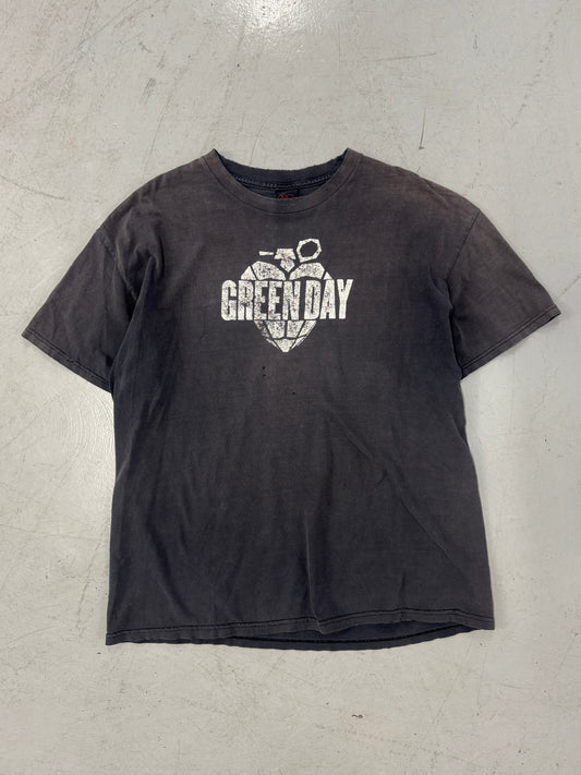 2000s Faded Green Day T-Shirt [L]
