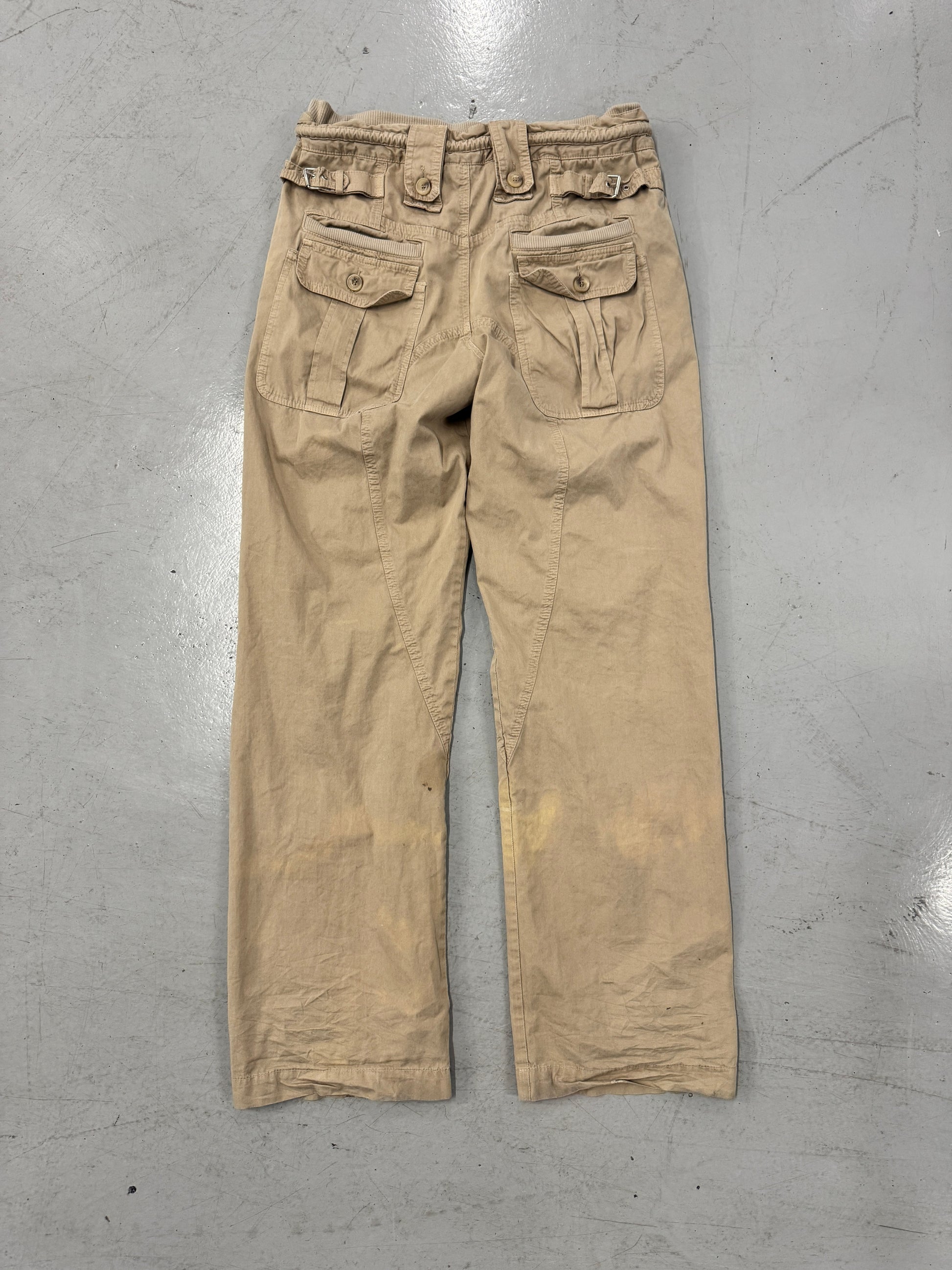 2000s Dolce &amp; Gabbana Cargo Khaki Pants [33]