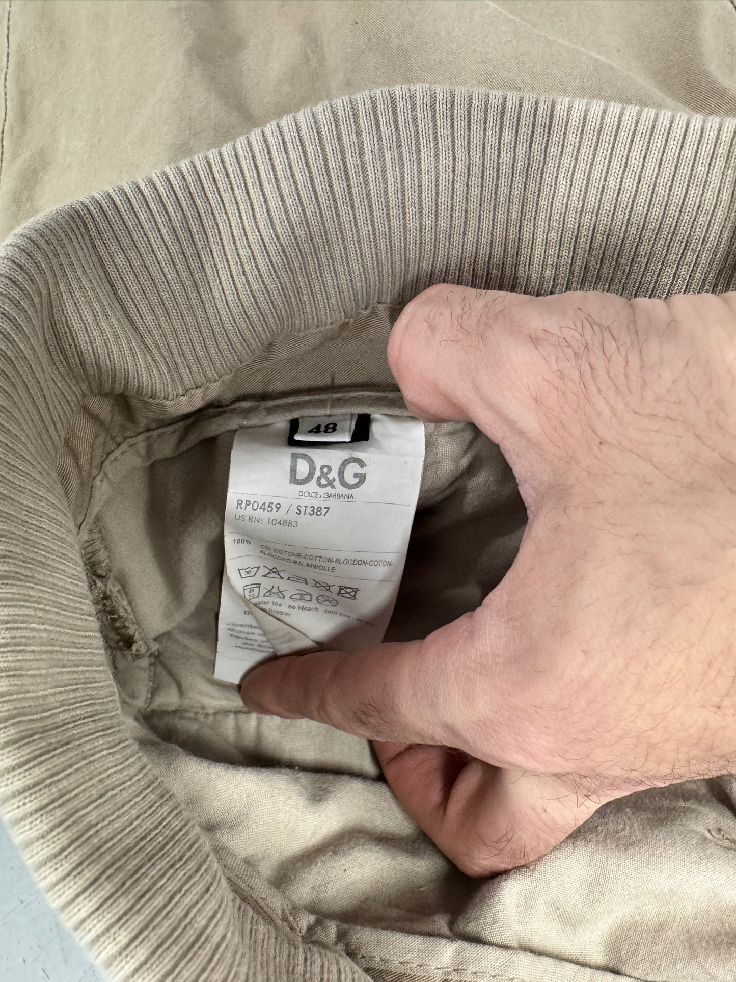 2000s Dolce &amp; Gabbana Cargo Khaki Pants [33]
