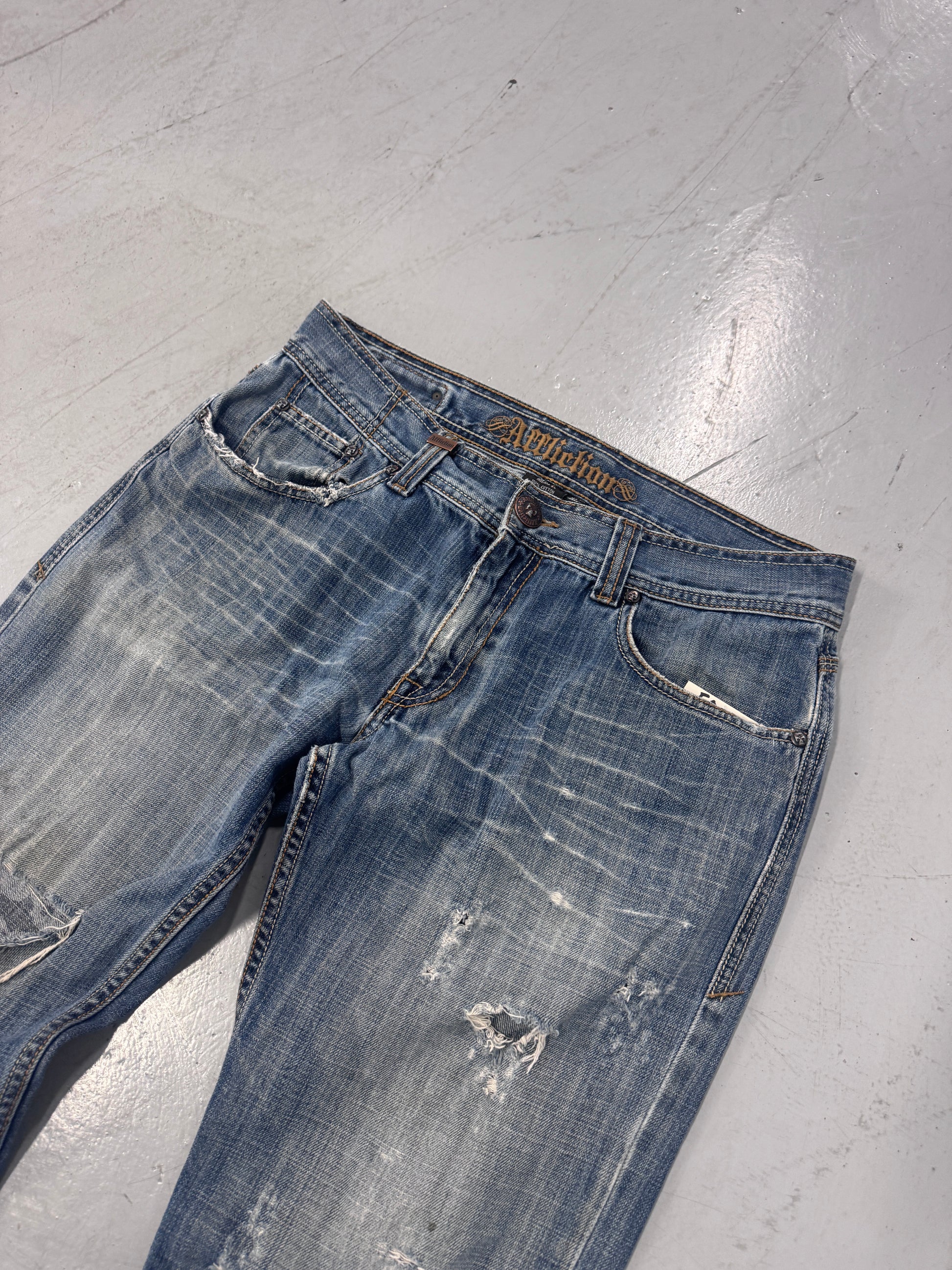 2000s Affliction Distressed Baggy Pants [35]