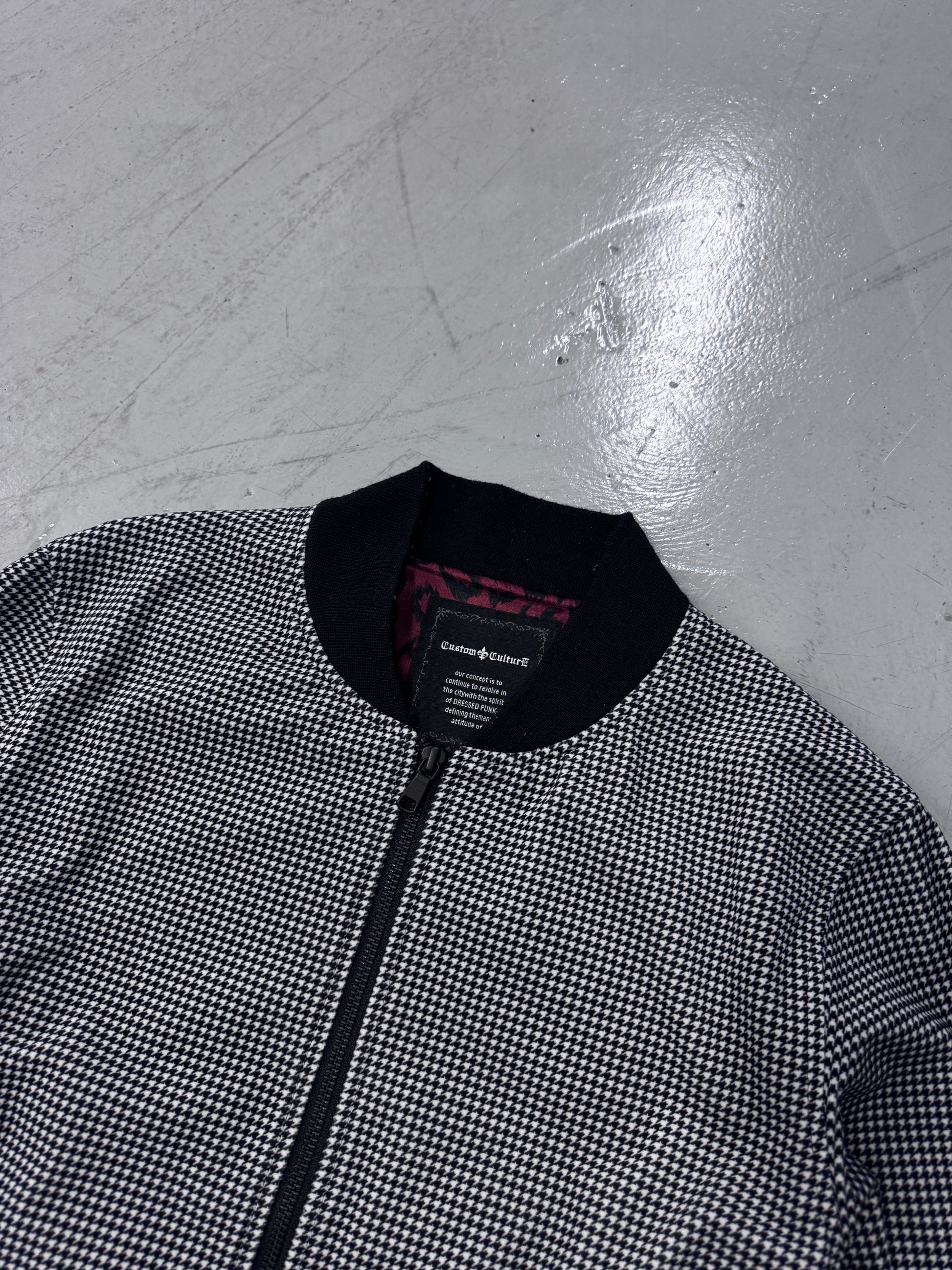 2000s Custom Culture Houndstooth Jacket [3]