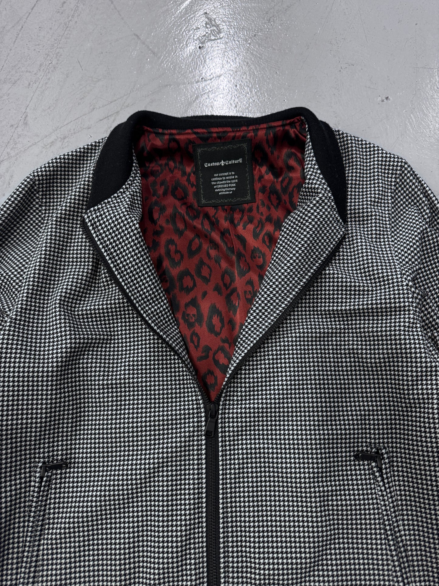 2000s Custom Culture Houndstooth Jacket [3]
