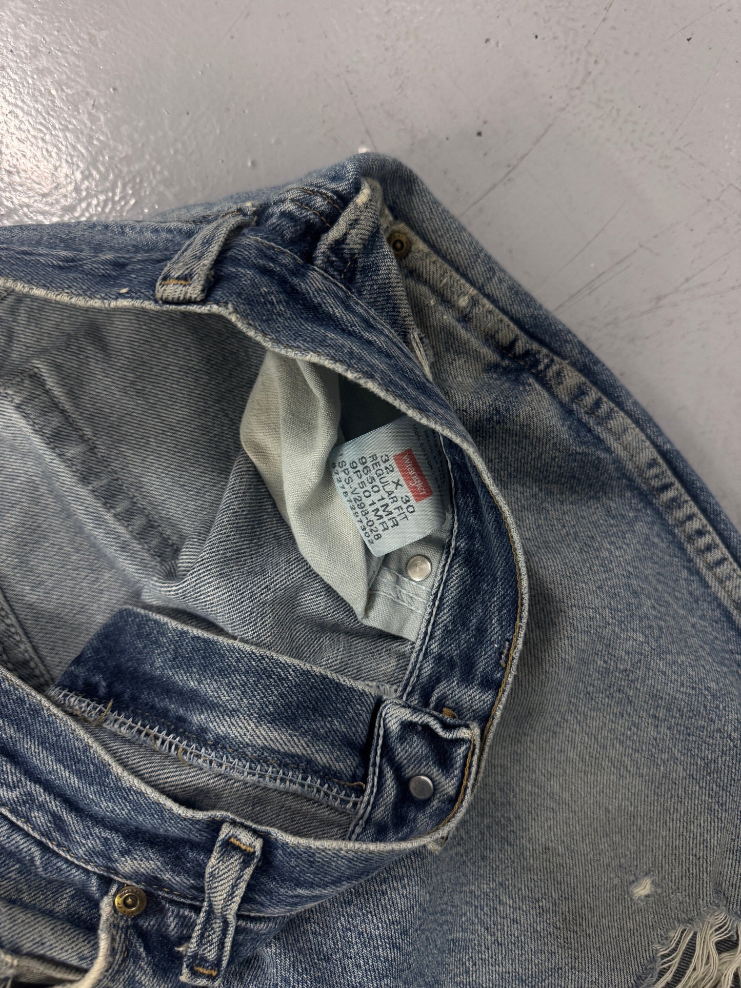 2000s Distressed Wrangler Jeans [31]